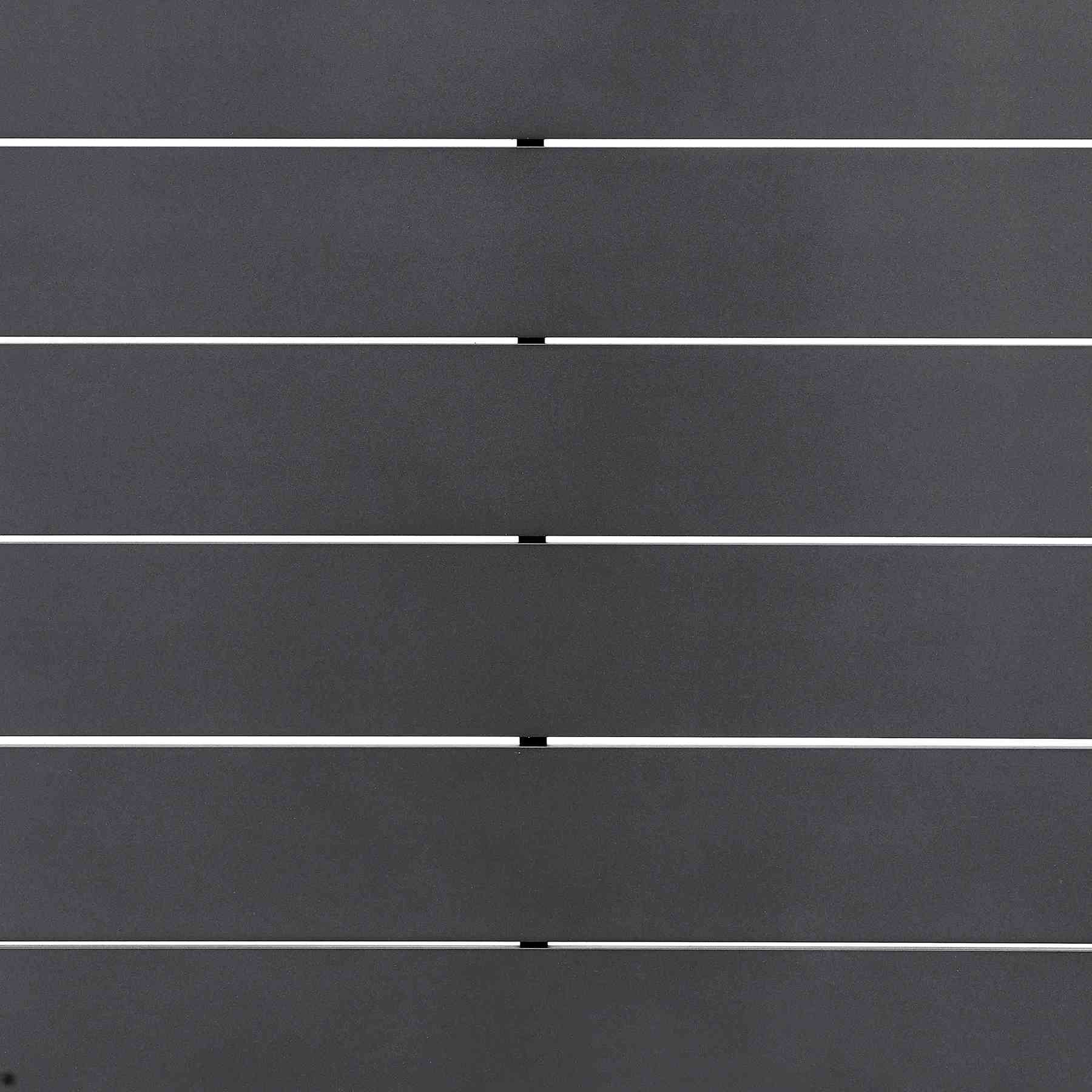 Menorca Outdoor Patio Dining Table in Aluminum - Image 4