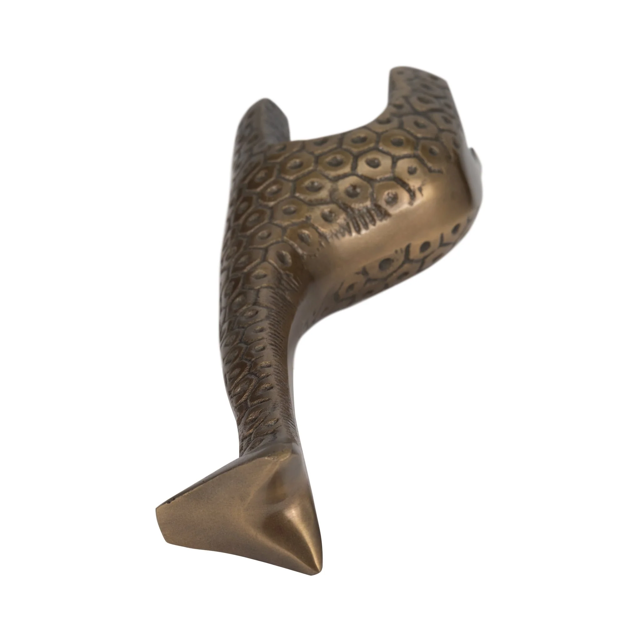 Metal, 12" Honeycomb Giraffe, Bronze - Image 6
