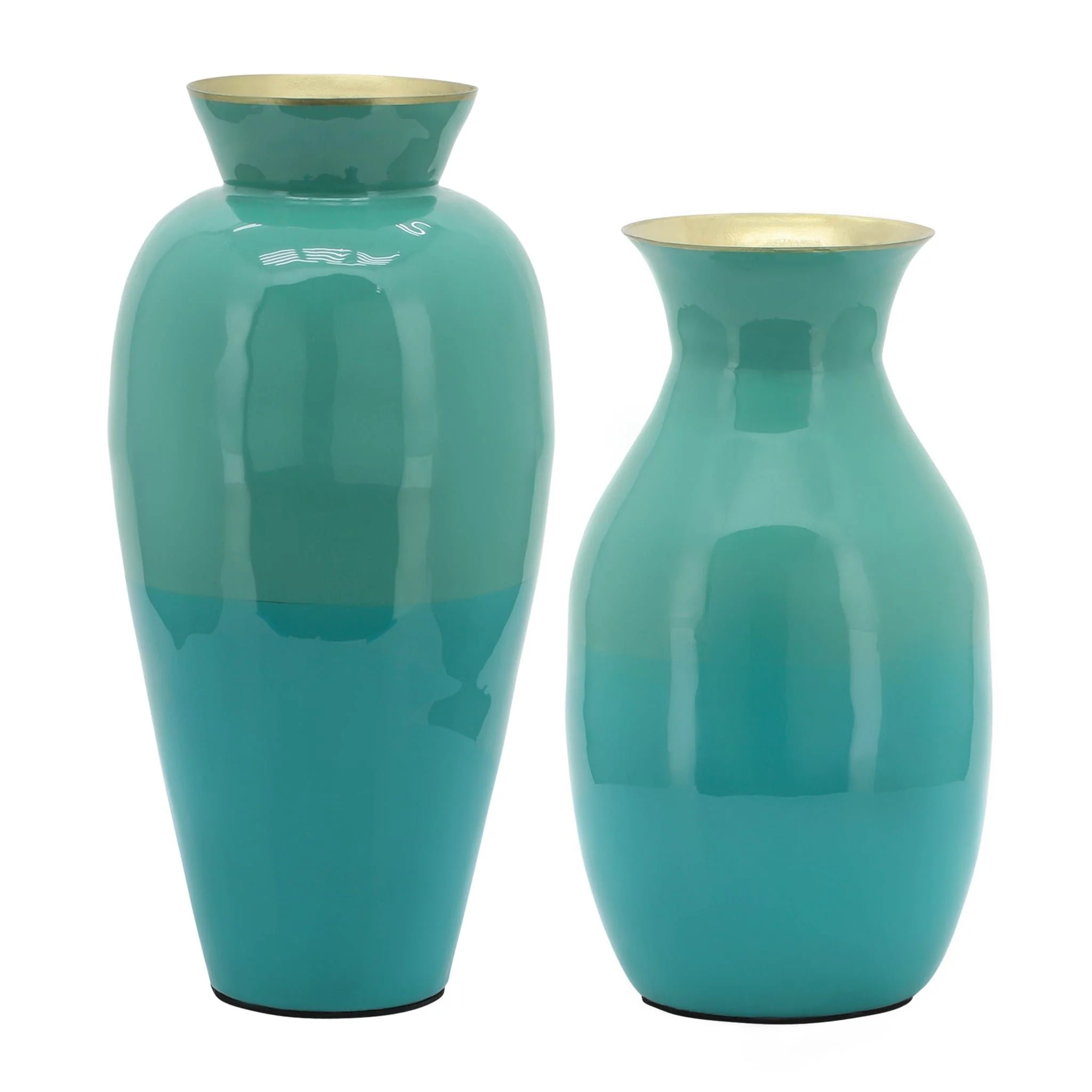 Metal 12" Posy Vase, Green - Image 7