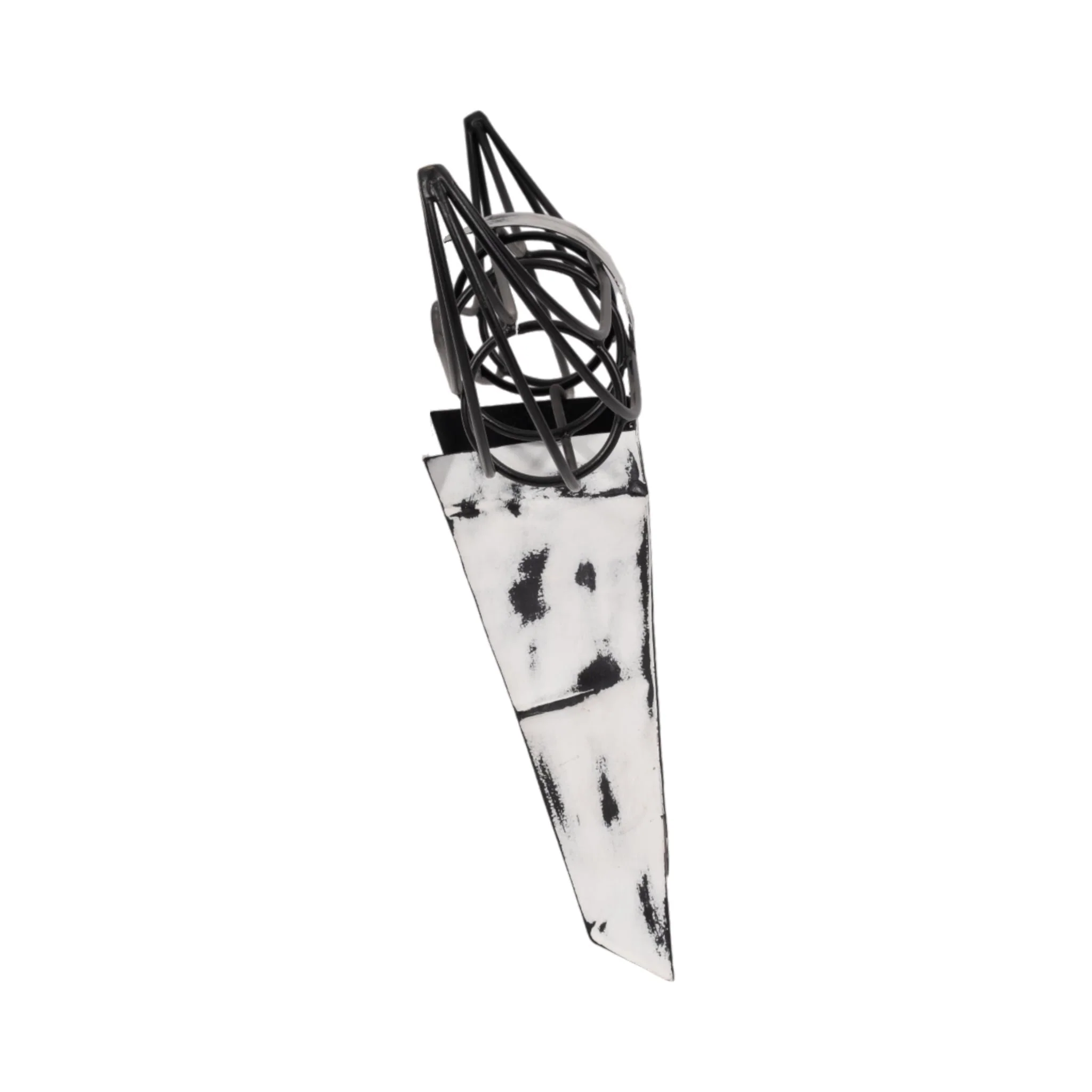 Metal, 12"h Buffalo Wall Accent, Black/white - Image 3