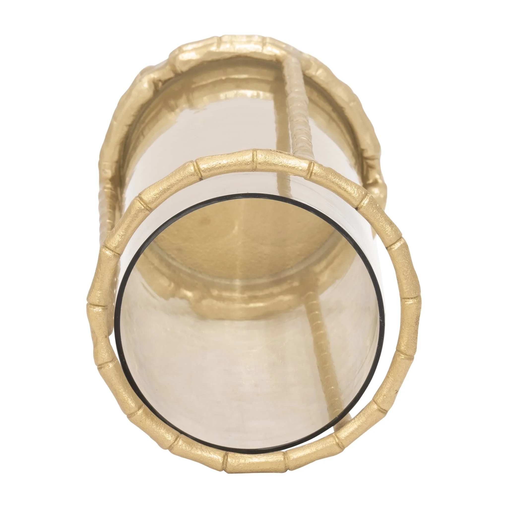Metal, 13" Hurricane Holder, Gold - Image 5