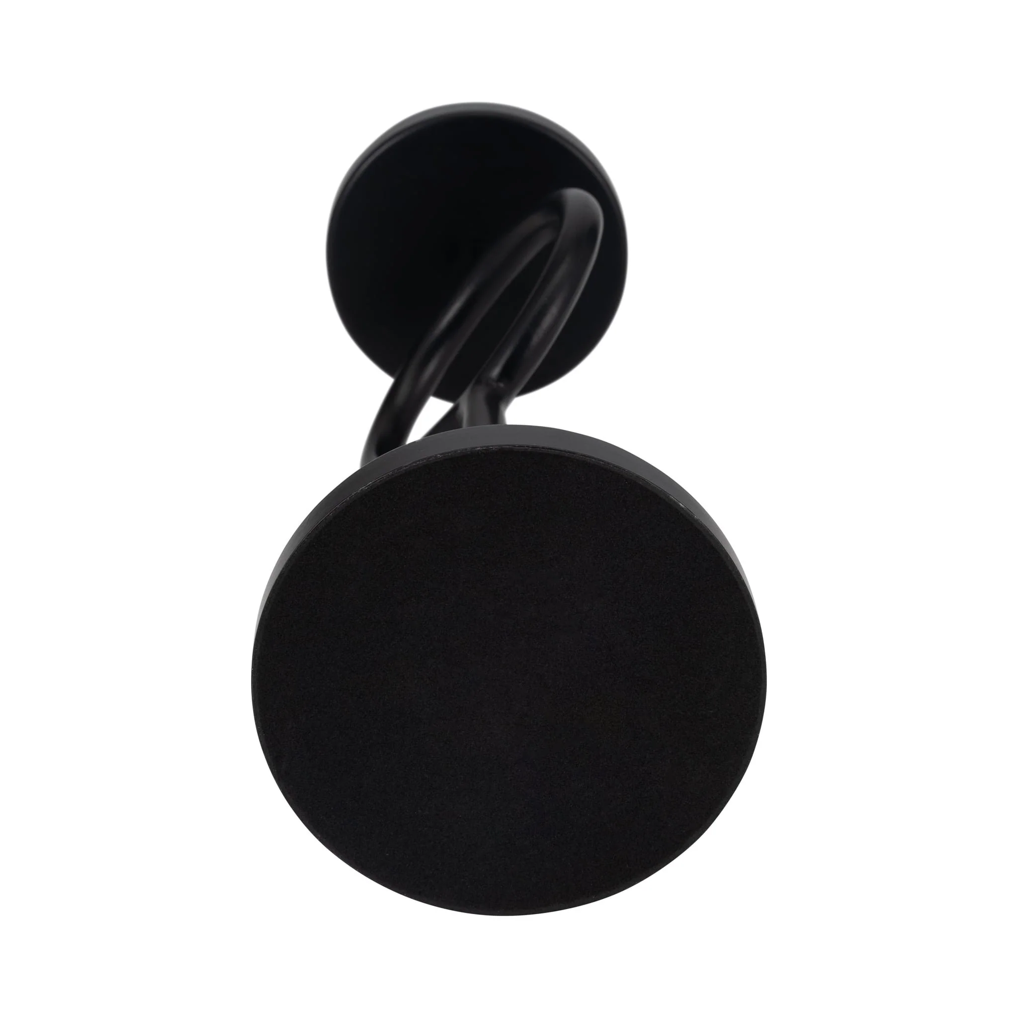 Metal, 13"h Ring Candle Holder, Black - Image 7