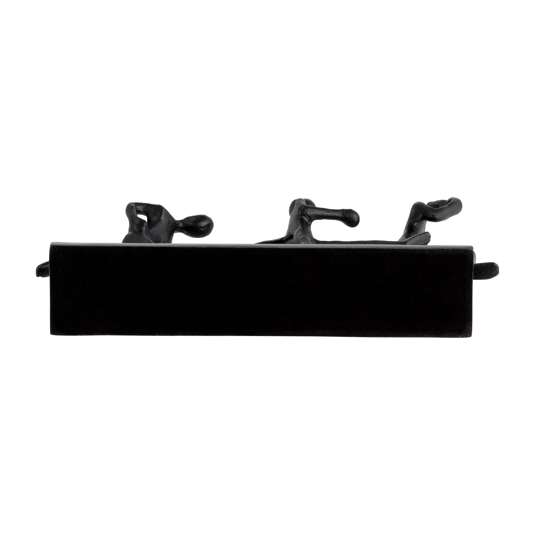 Metal, 13"l 3-man Running, Black - Image 6