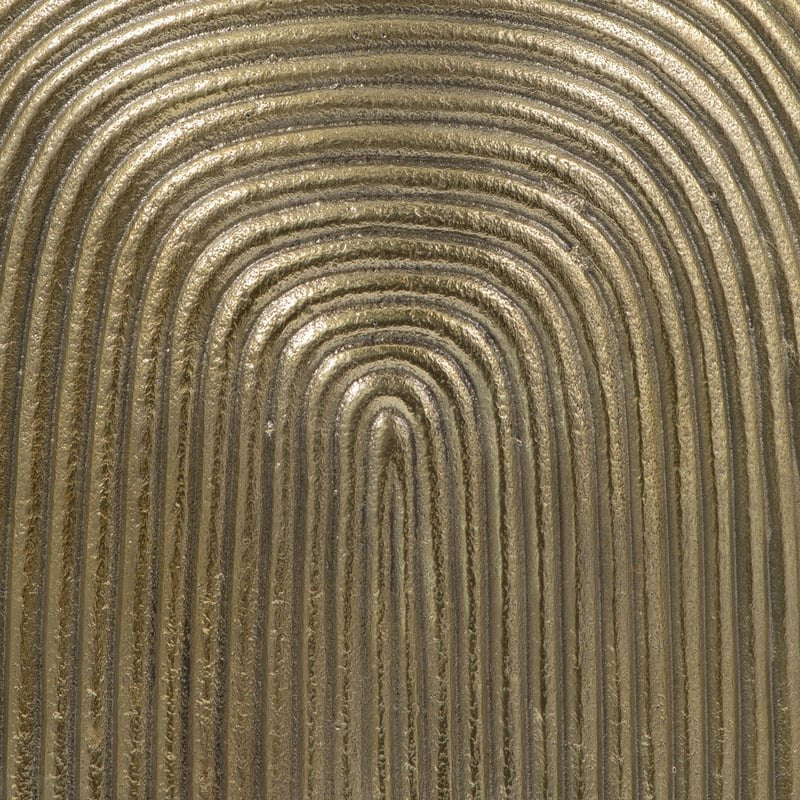 Metal, 14" Arch Vase, Champagne - Image 5