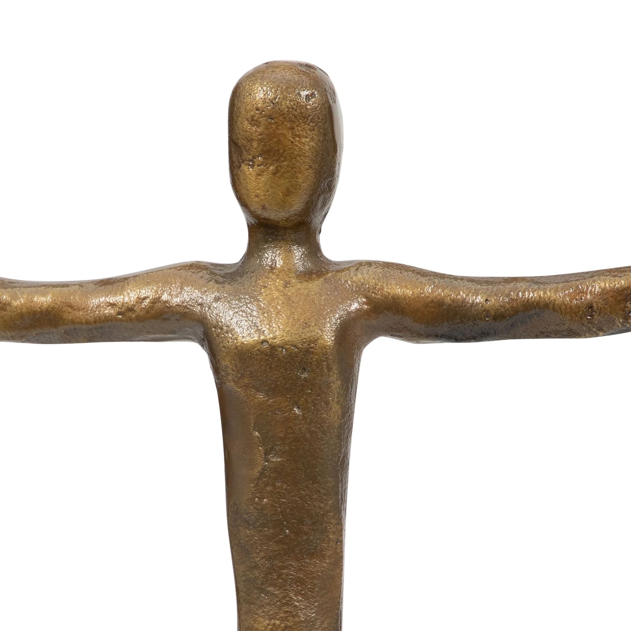 Metal, 15" 2 Taper Candelabra, Gold - Image 5