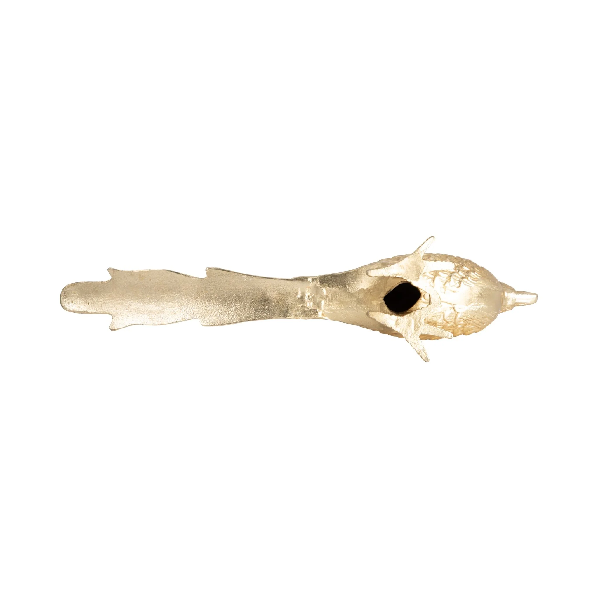 Metal, 18" Long Tailed Bird Deco. Gold - Image 8