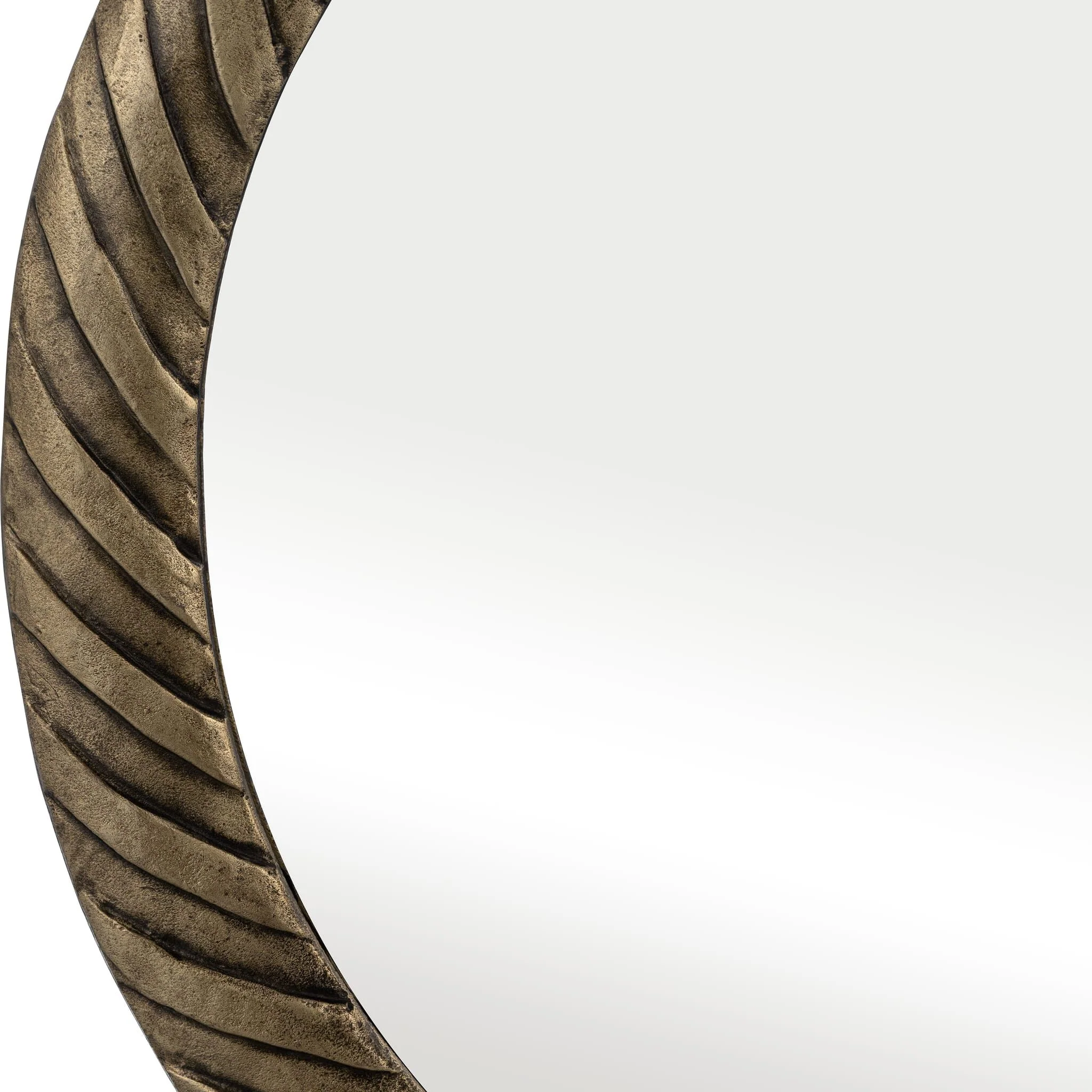 Metal,29",hurricane Pttrn Mirror,bronze - Image 4