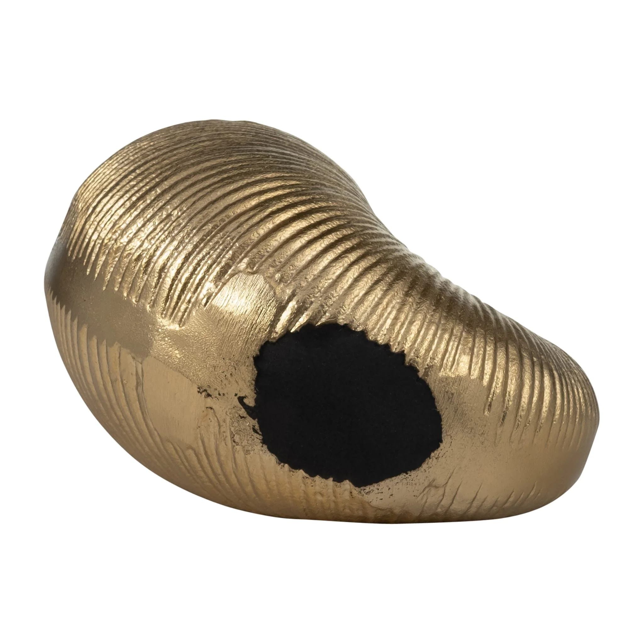 Metal,4"h,hollow Shell Vase,champagne - Image 7
