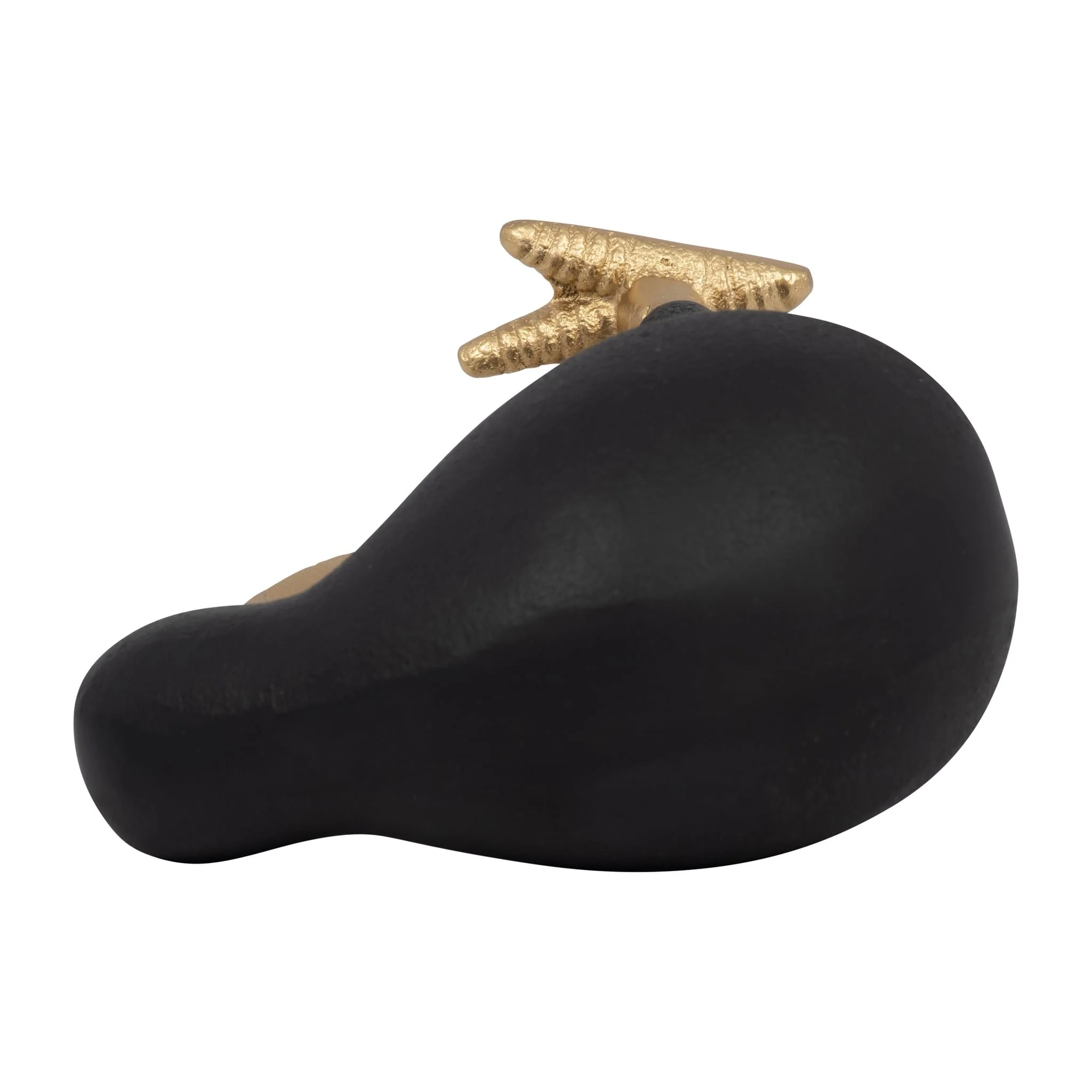 Metal, 6" Kiwi Child, Black/gold - Image 6