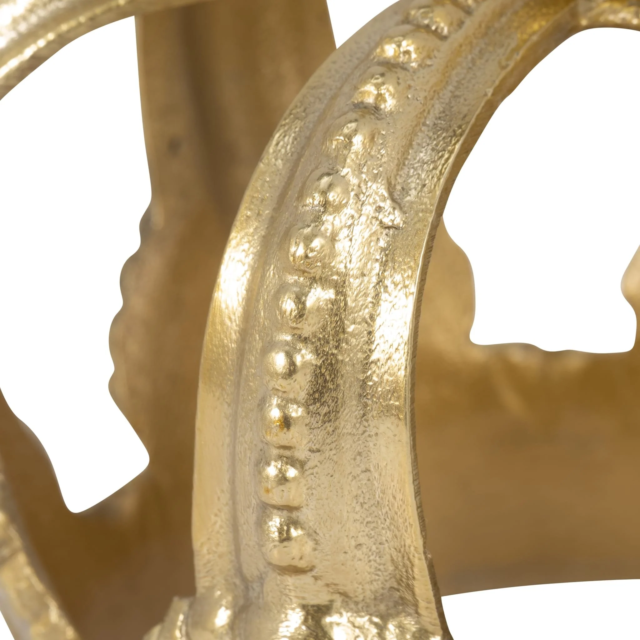 Metal, 7" Crown Decor, Gold - Image 3