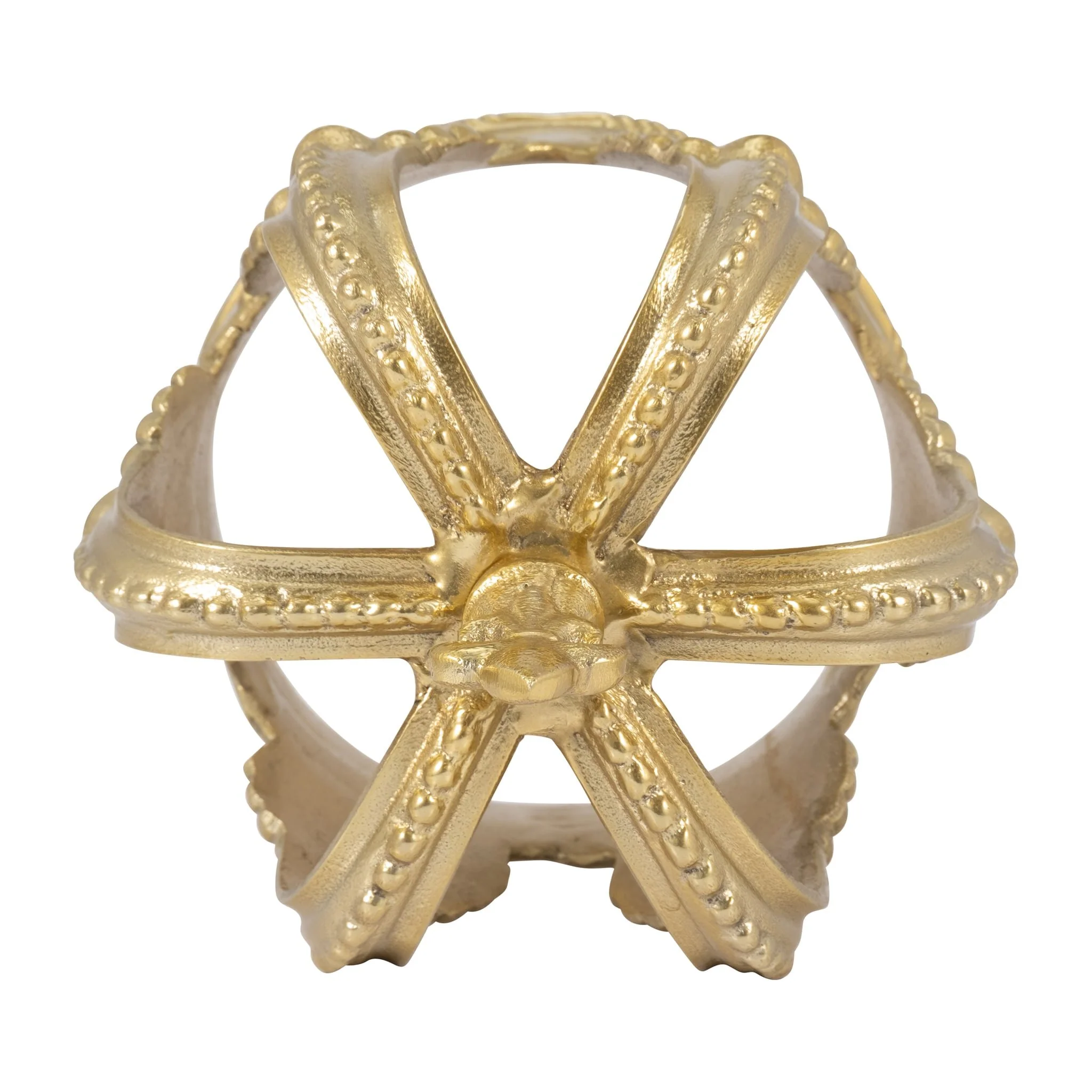 Metal, 7" Crown Decor, Gold - Image 5