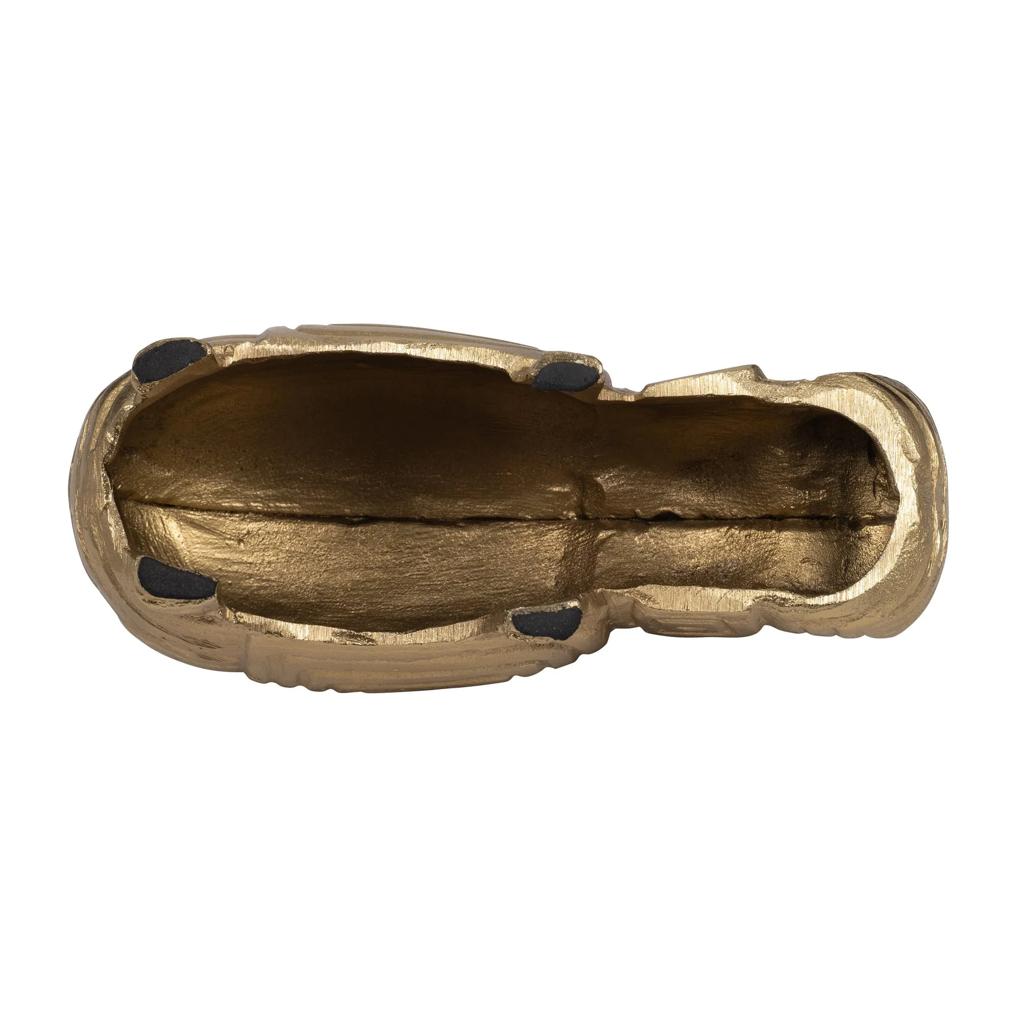 Metal, 9" Funky Hippo, Gold - Image 7