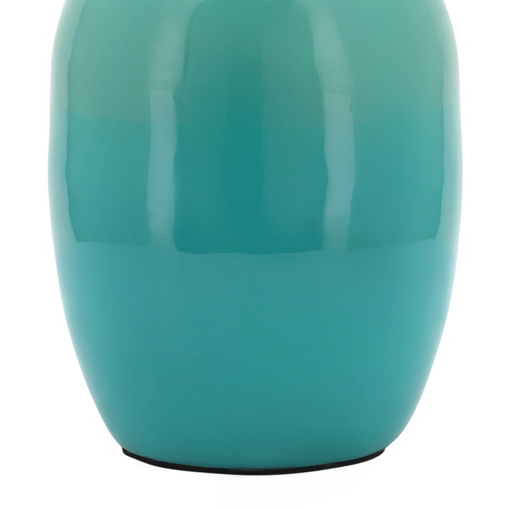 Metal 9" Olpe Vase, Green - Image 6