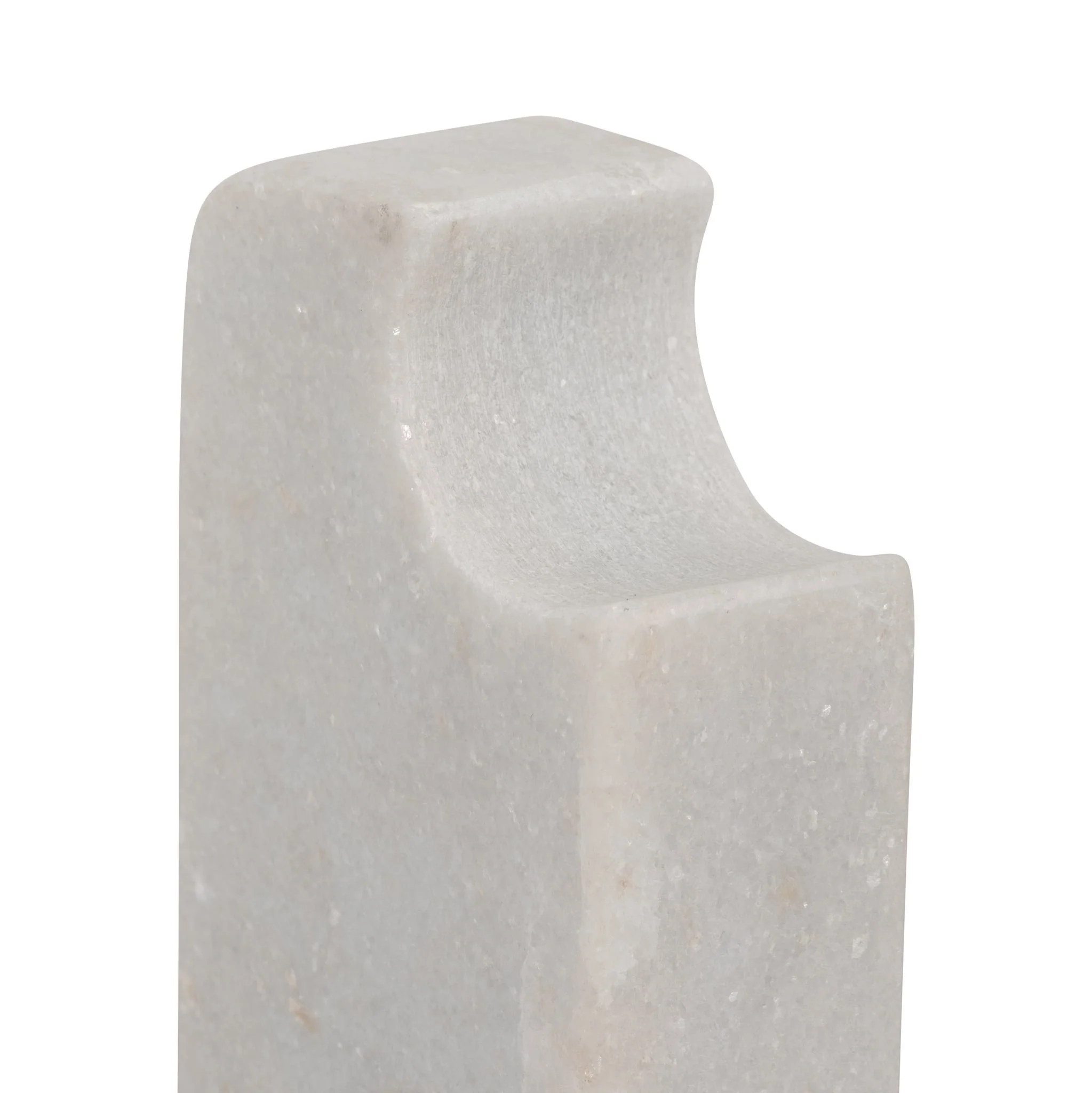 Metal/marble,13",bitten Popsicle Deco,white - Image 4