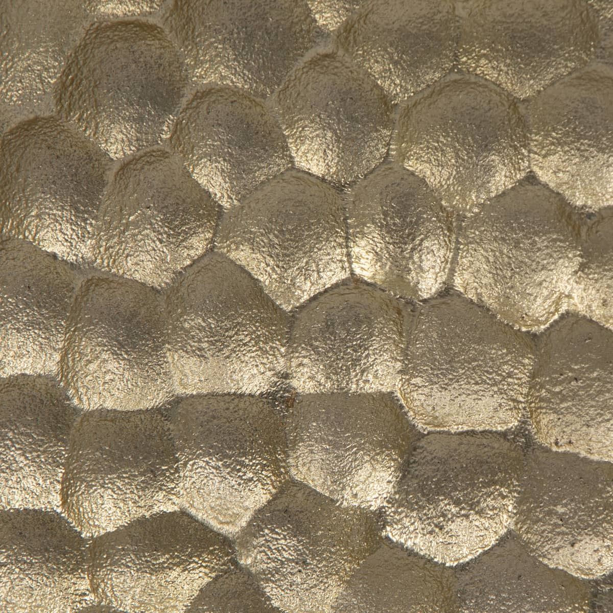 Metal, S/2 12/16" Honeycomb Bowls, Gold - Image 5