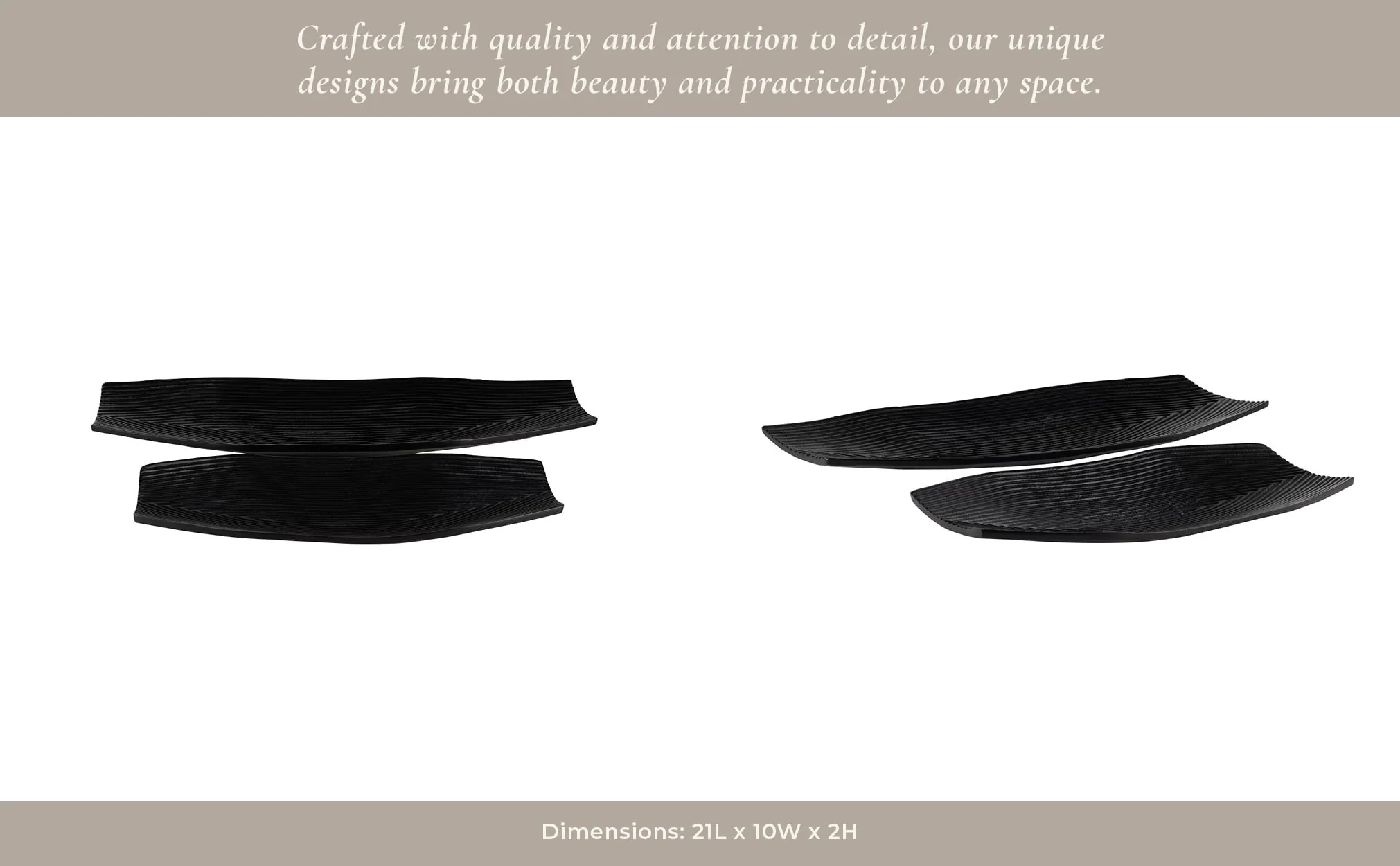 Metal,s/2 16/21",geometric Disk Plate,black - Image 13