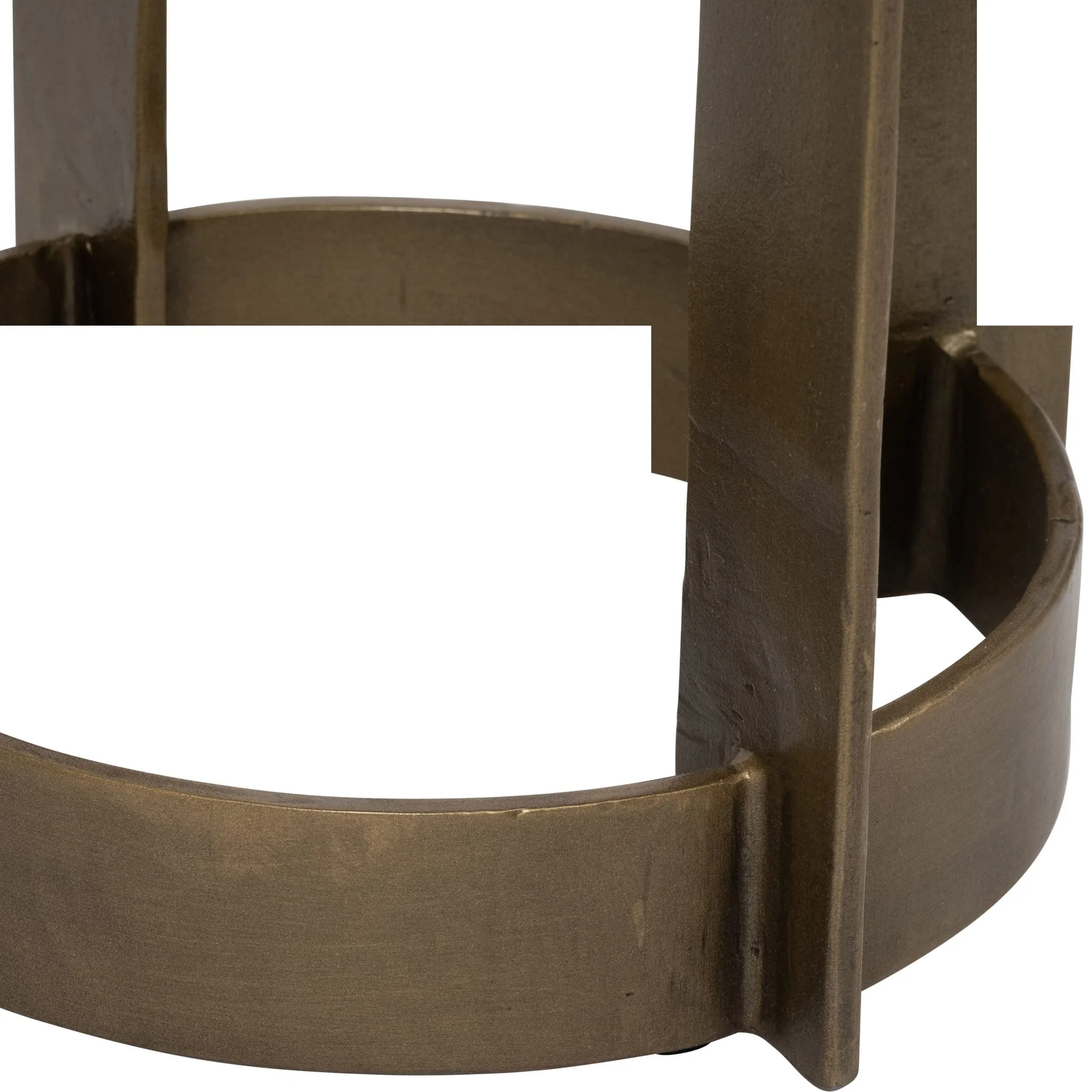 Metal, S/2 22/24" Stone Top Side Tables, 2boxes - Image 4