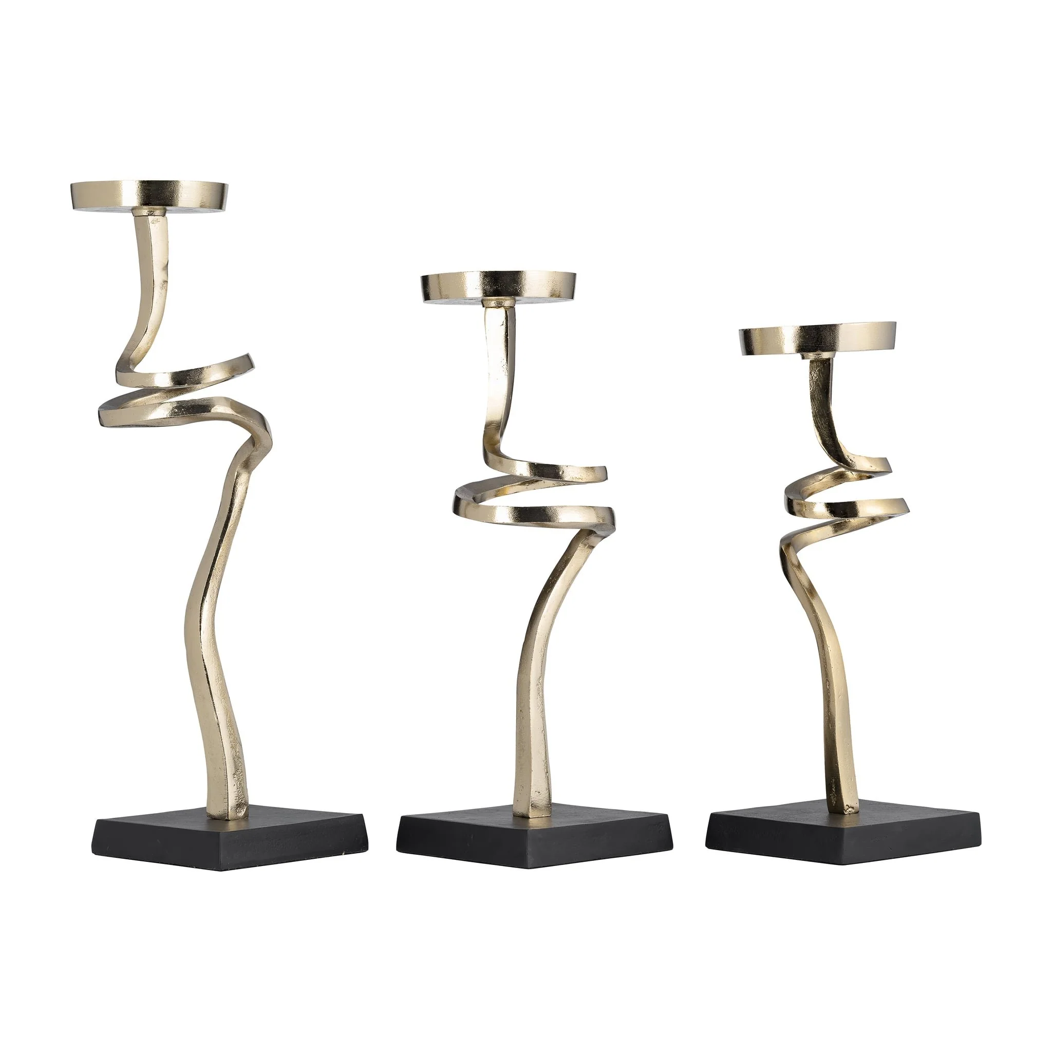 Metal,s/3 13,15,17",abstract Candle Pillar Holder, - Image 2