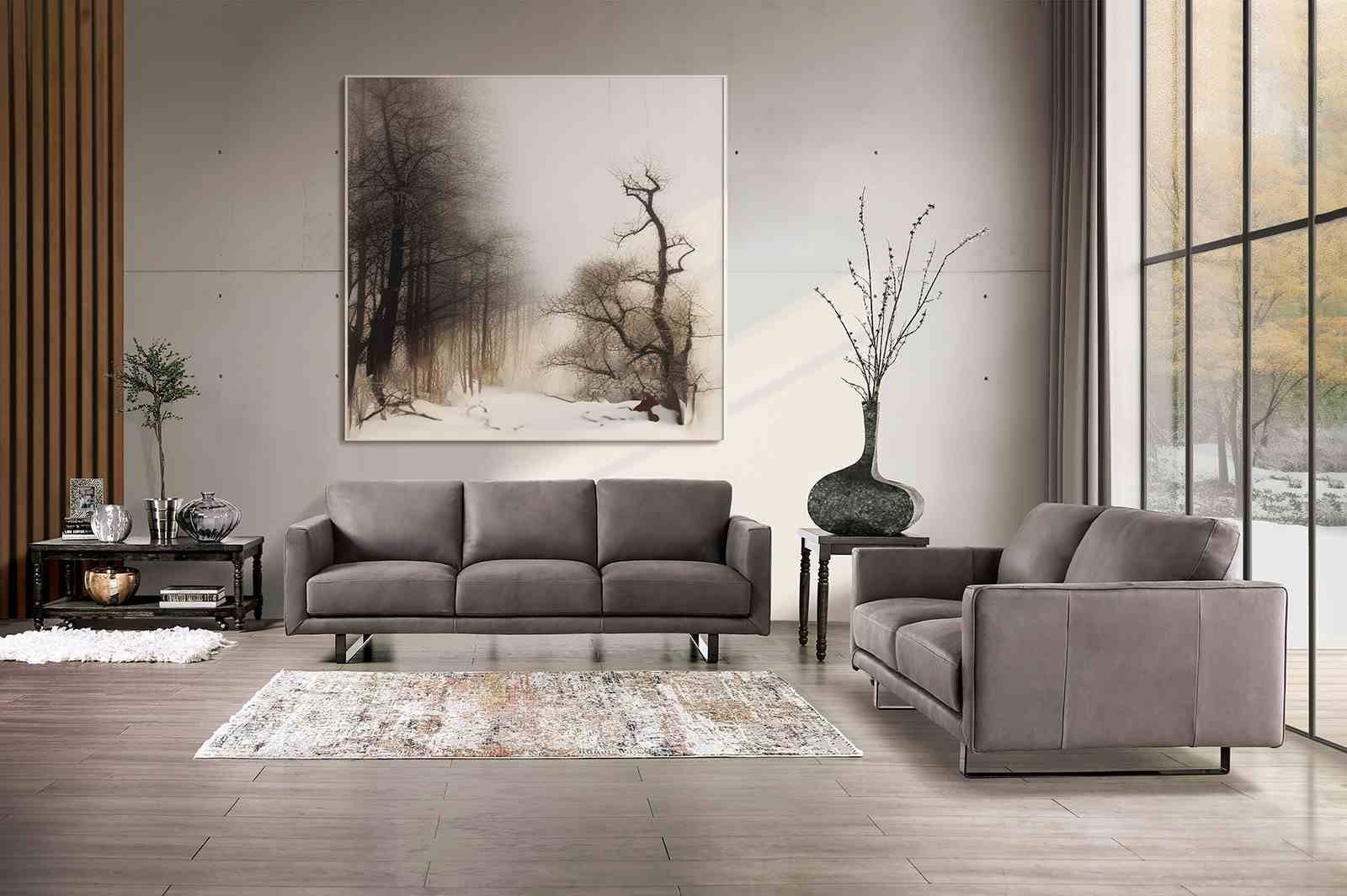 Mezzanotte Loveseat, Gray - Image 2