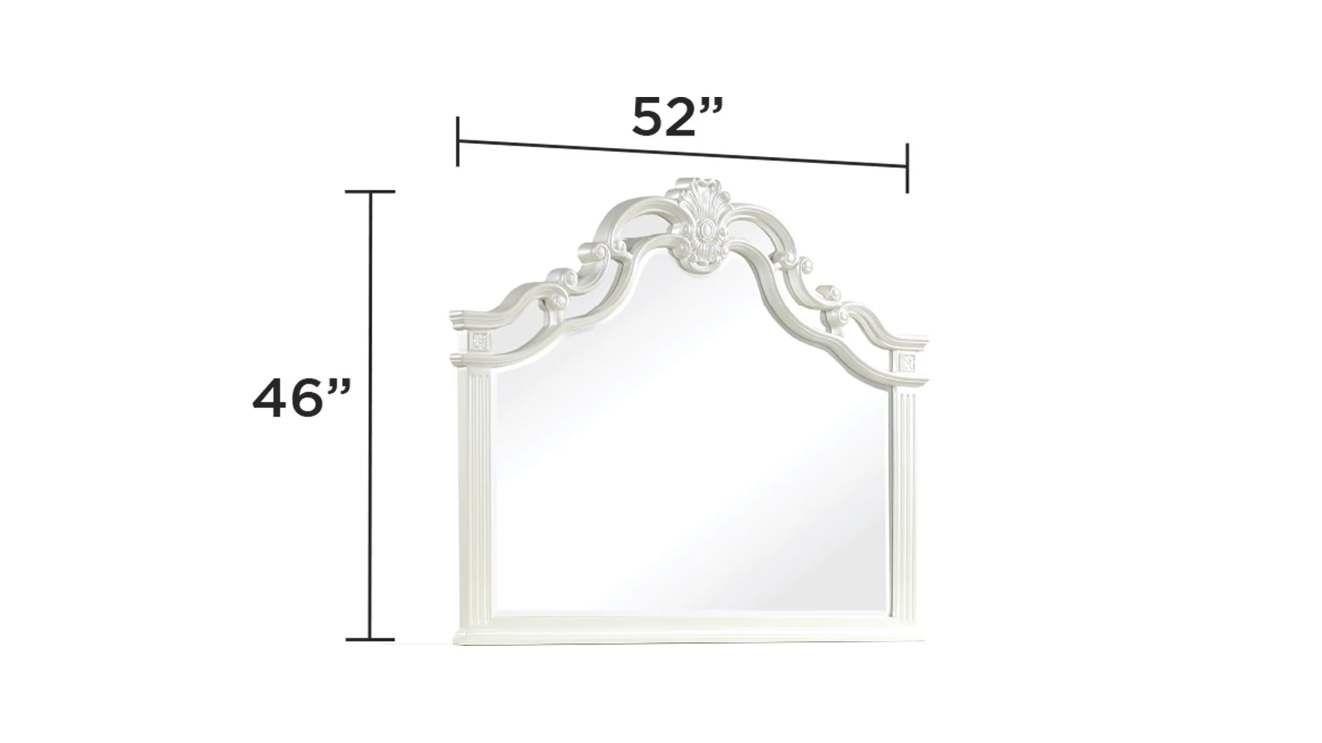 Milan Queen 4 Pc Bedroom Set White - Image 10