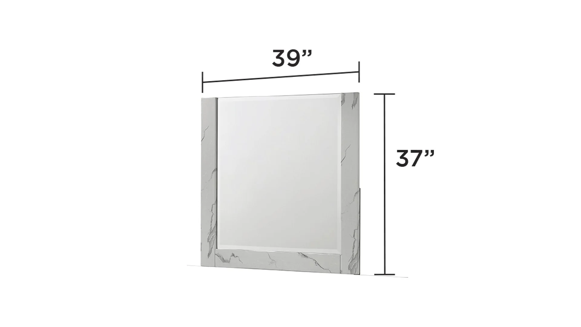 Mist Queen 4PC Bedroom Set White - Image 11