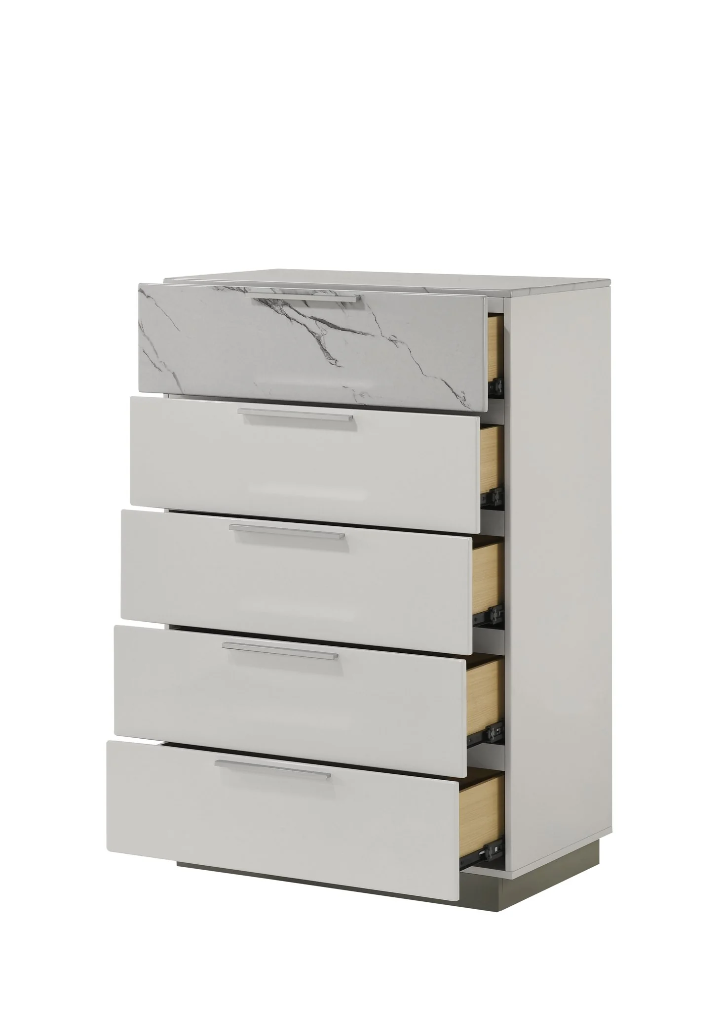 Mist Queen 5PC Bedroom Set White - Image 20