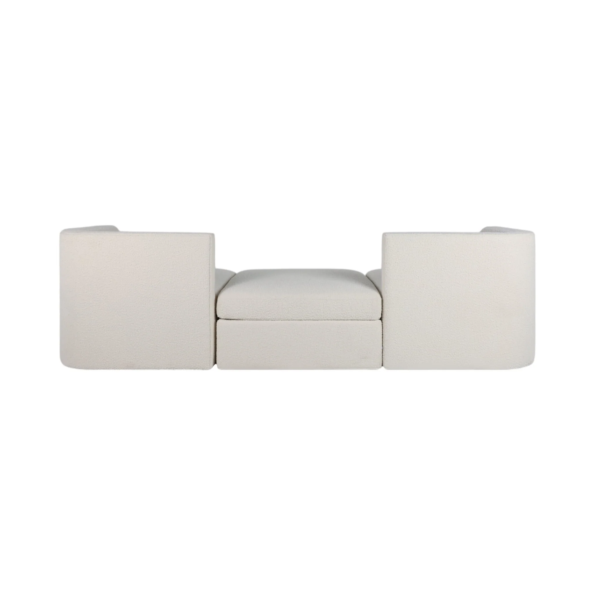 Modern, Modular Sofa, Ivory Kd 3boxes - Image 4