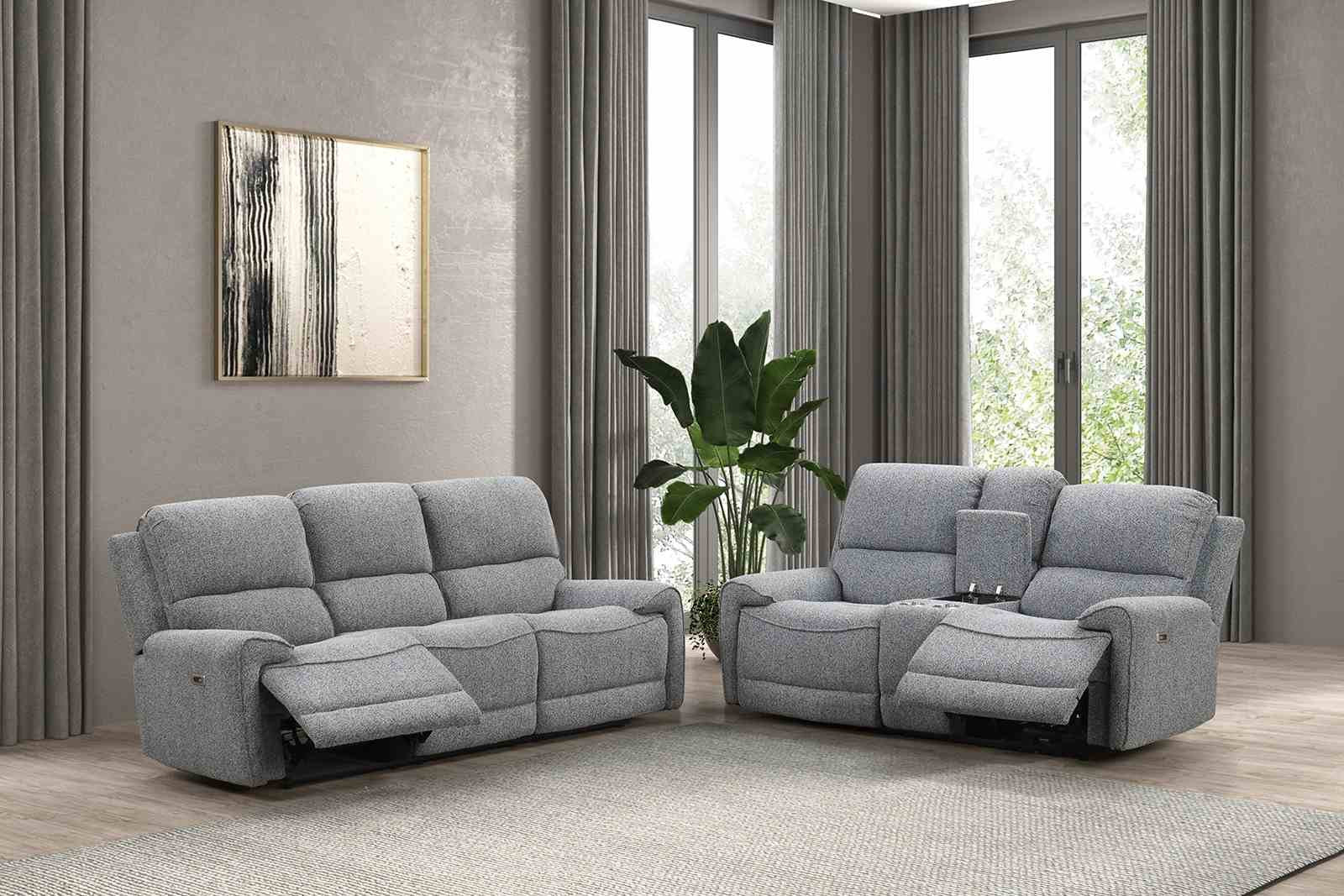 Morcote Power Sofa + Loveseat