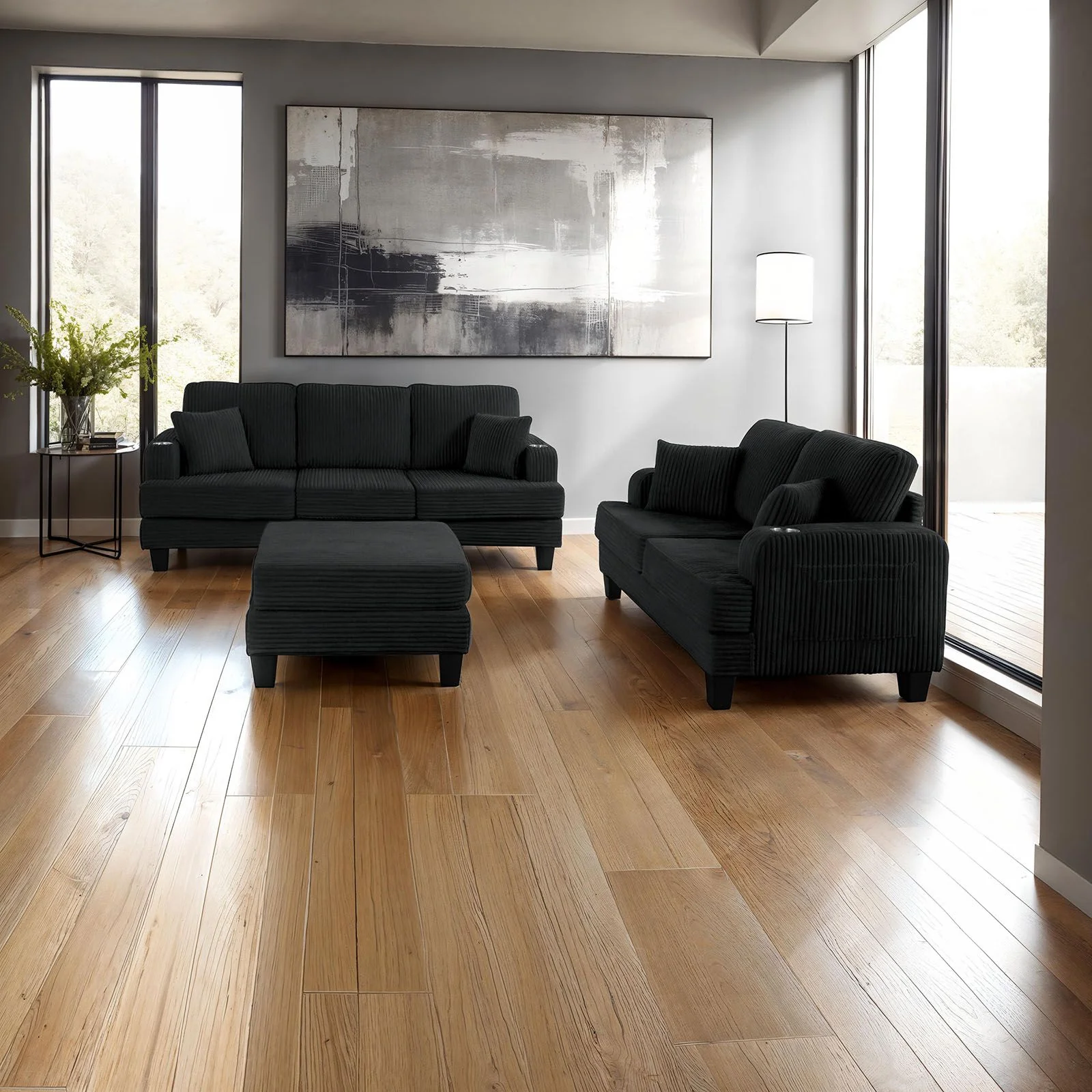 Moretaine Sofa + Loveseat