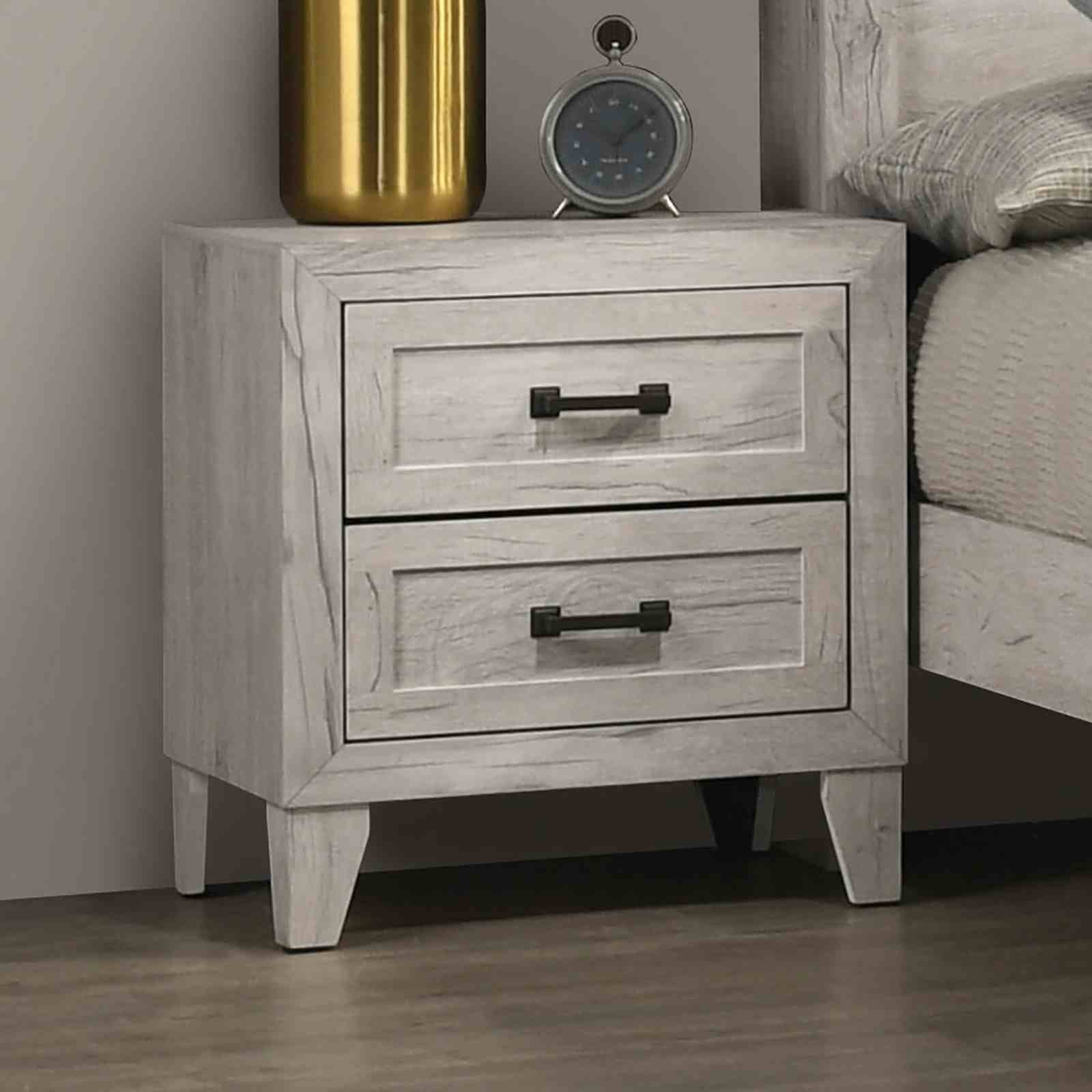 Mysen Nightstand, White Wash