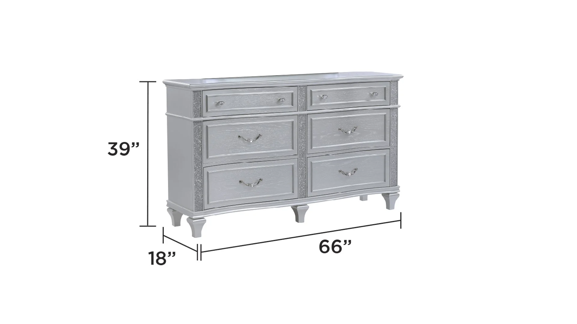 Mystic Dresser Silver - Image 2