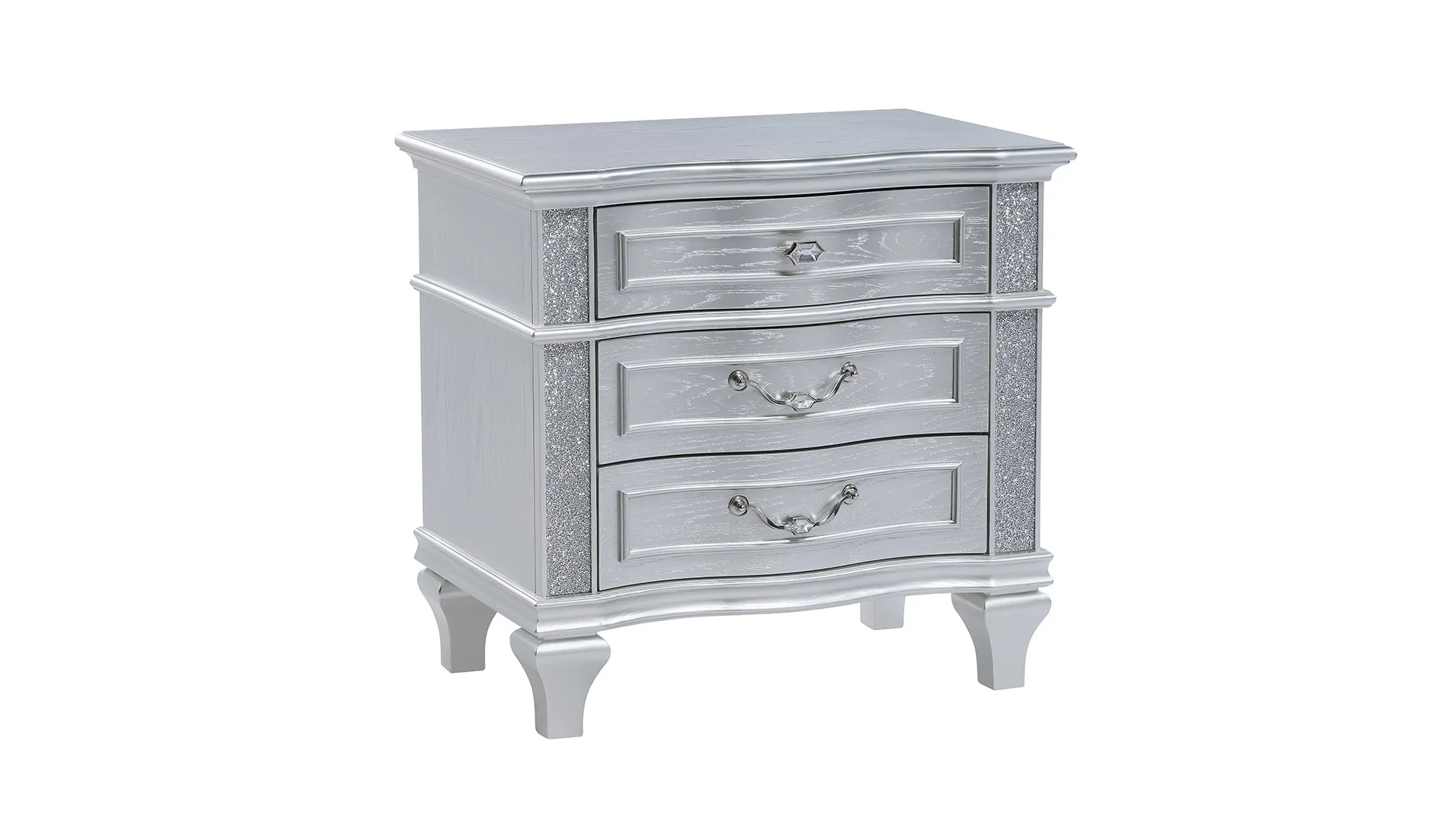 Mystic Queen 4PC Bedroom Set Silver - Image 14
