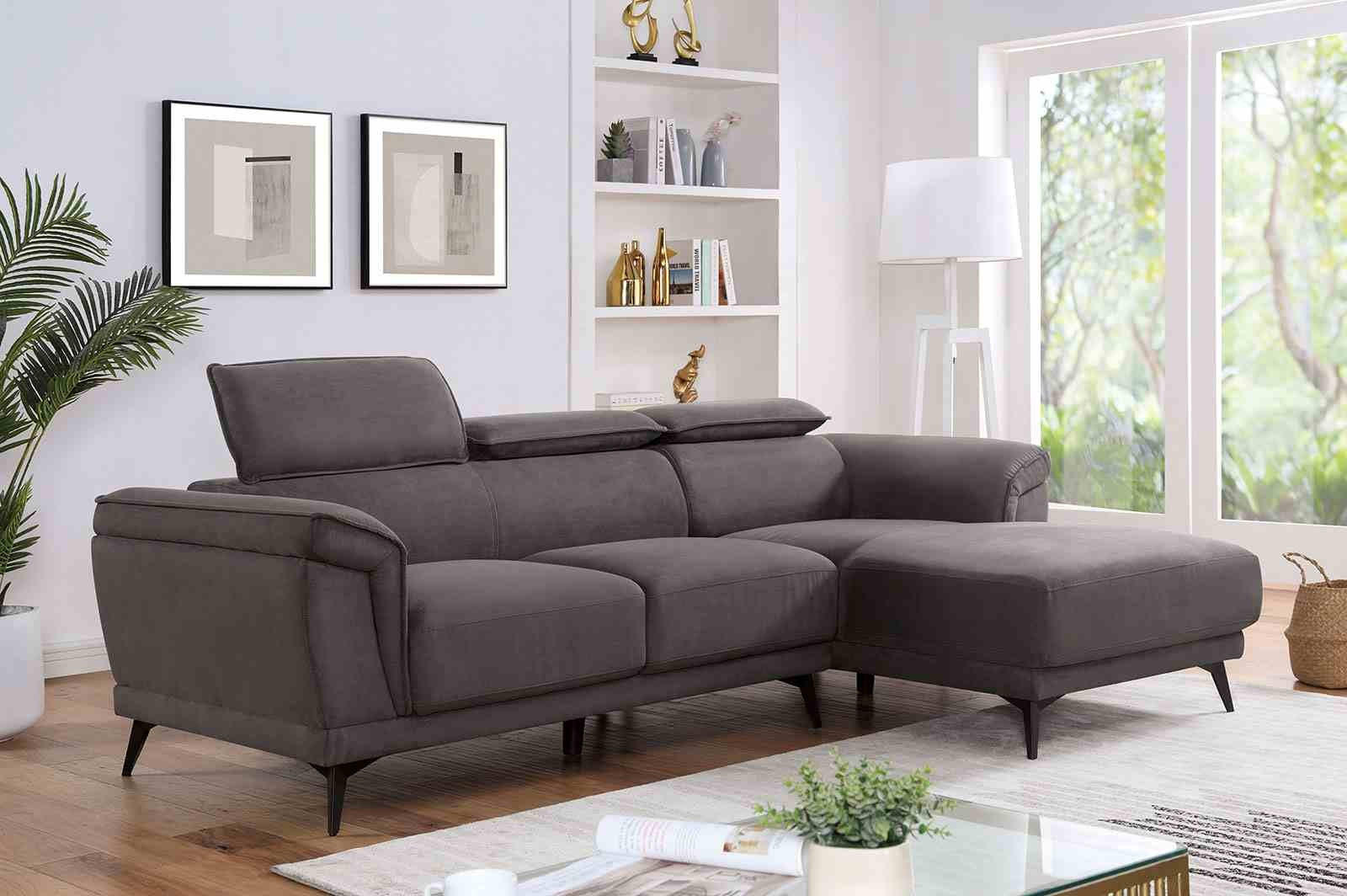 Napanee Armless Chair, Dark Gray - Image 2