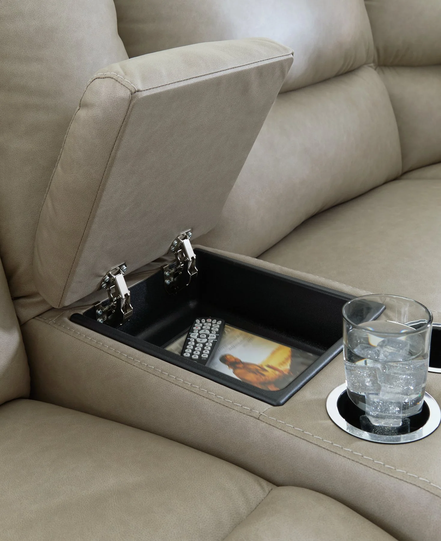 Narwhal Place Reclining Sectional with Storage Console - Image 5