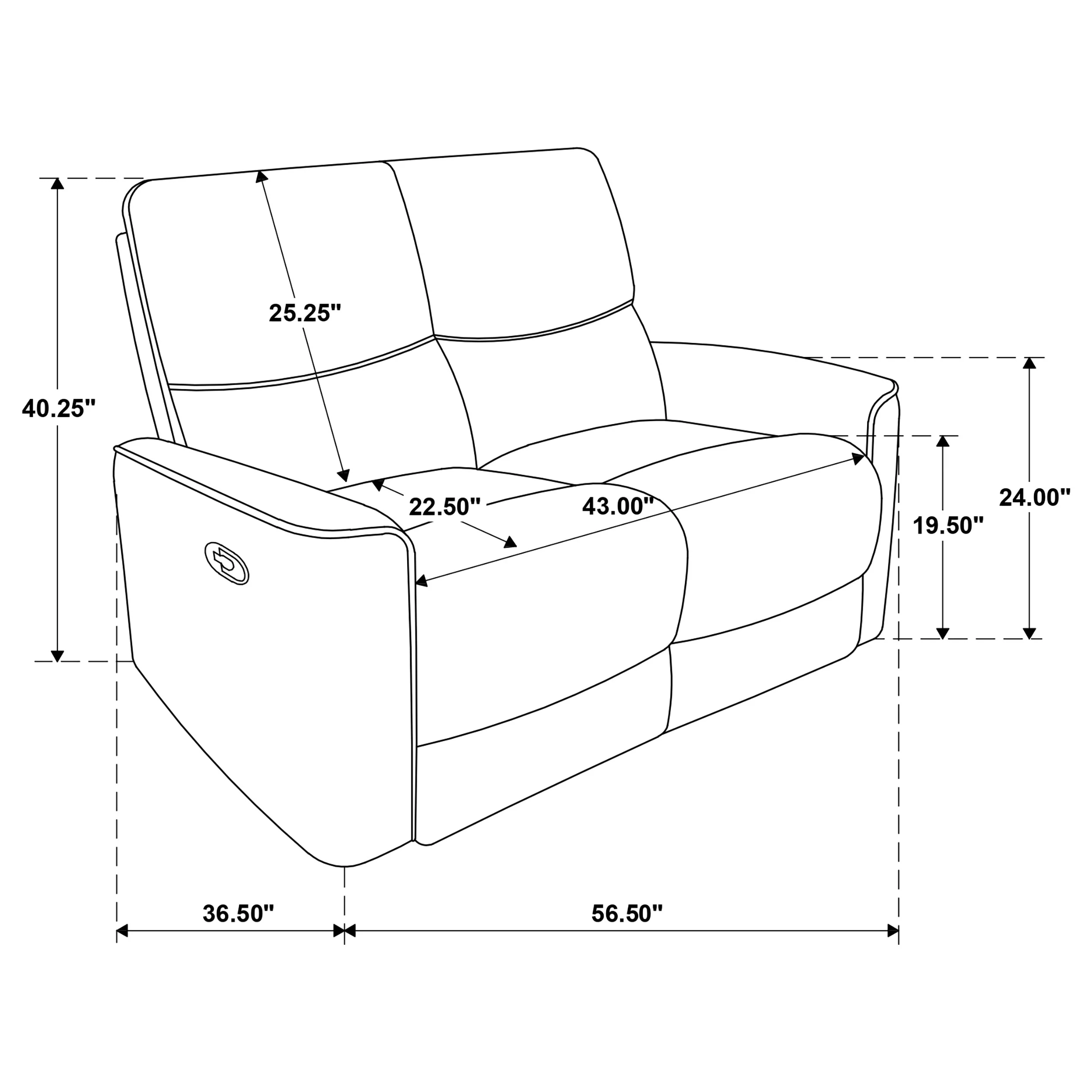Navarro Reclining Loveseat - Image 14