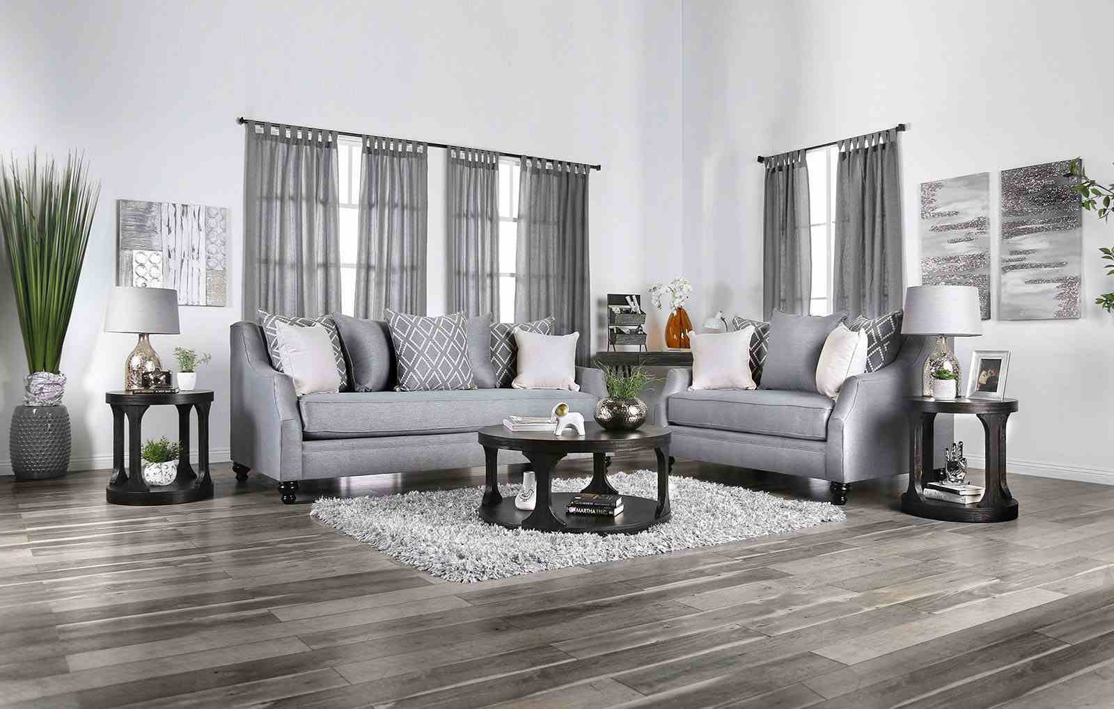 Nefyn Loveseat, Gray - Image 2