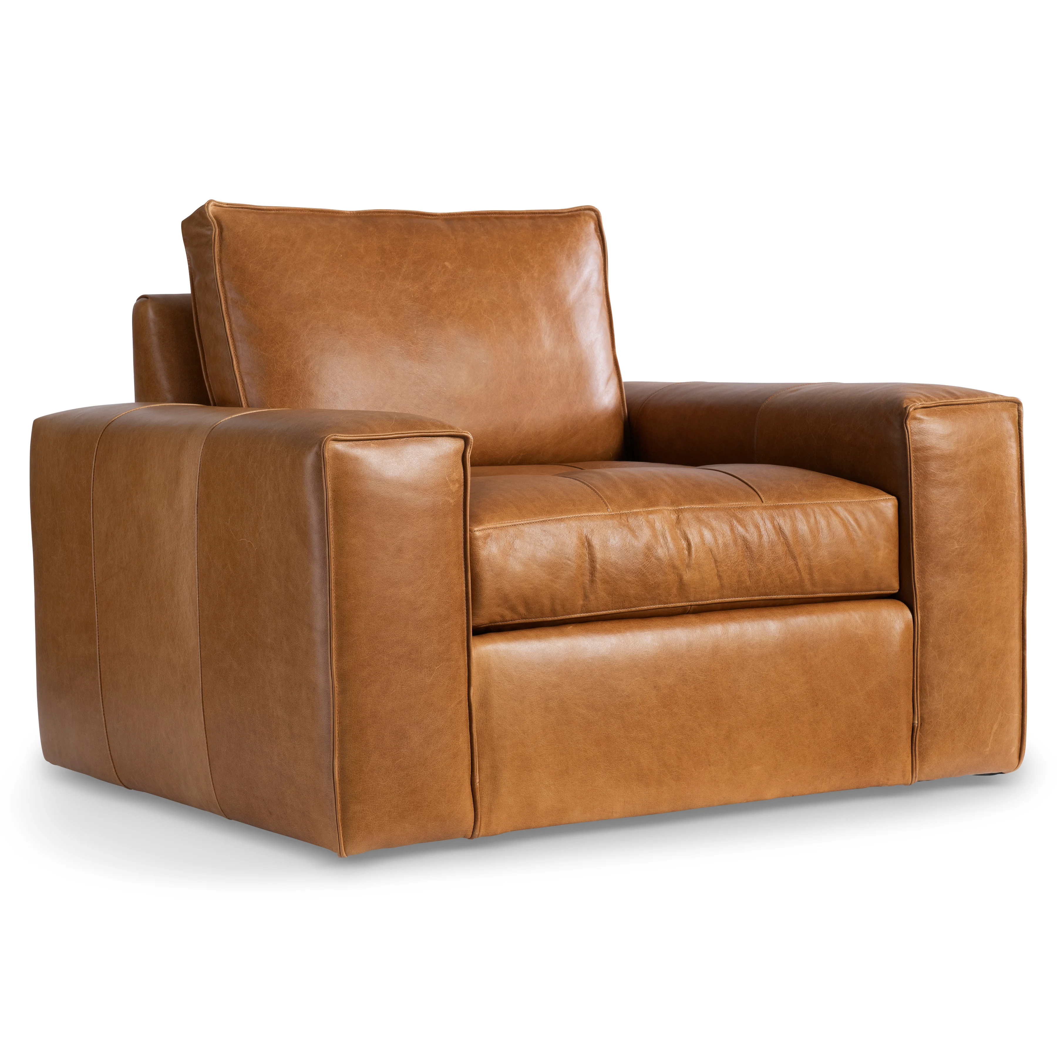 Nest Leather Swivel Chair - Image 10