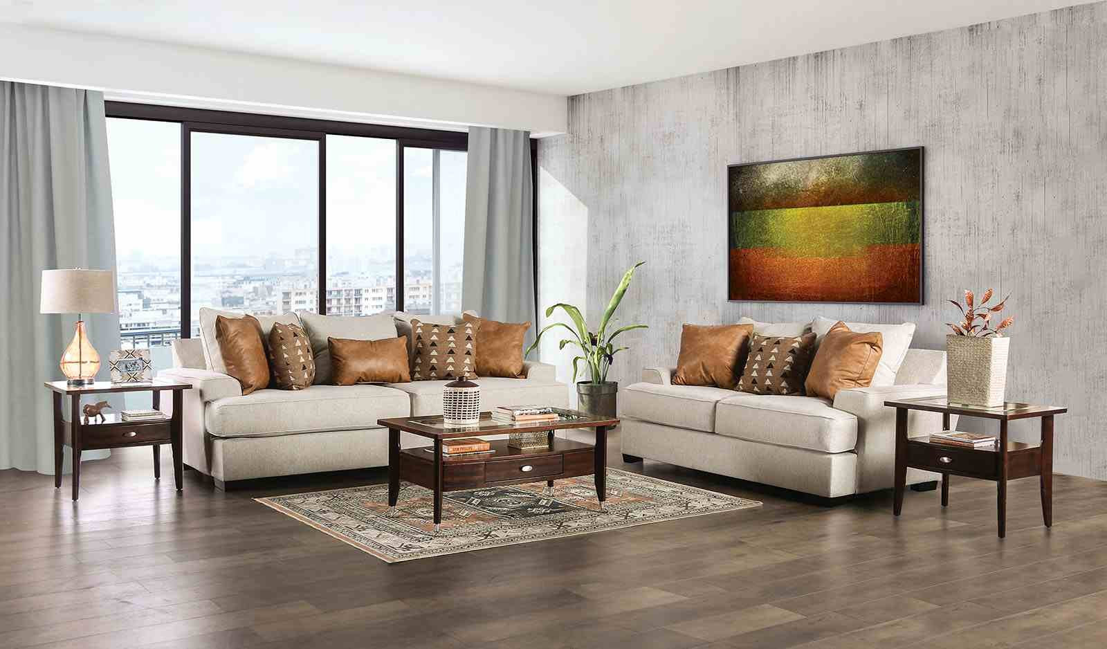 New Meadows Sofa, Sand/Caramel - Image 2