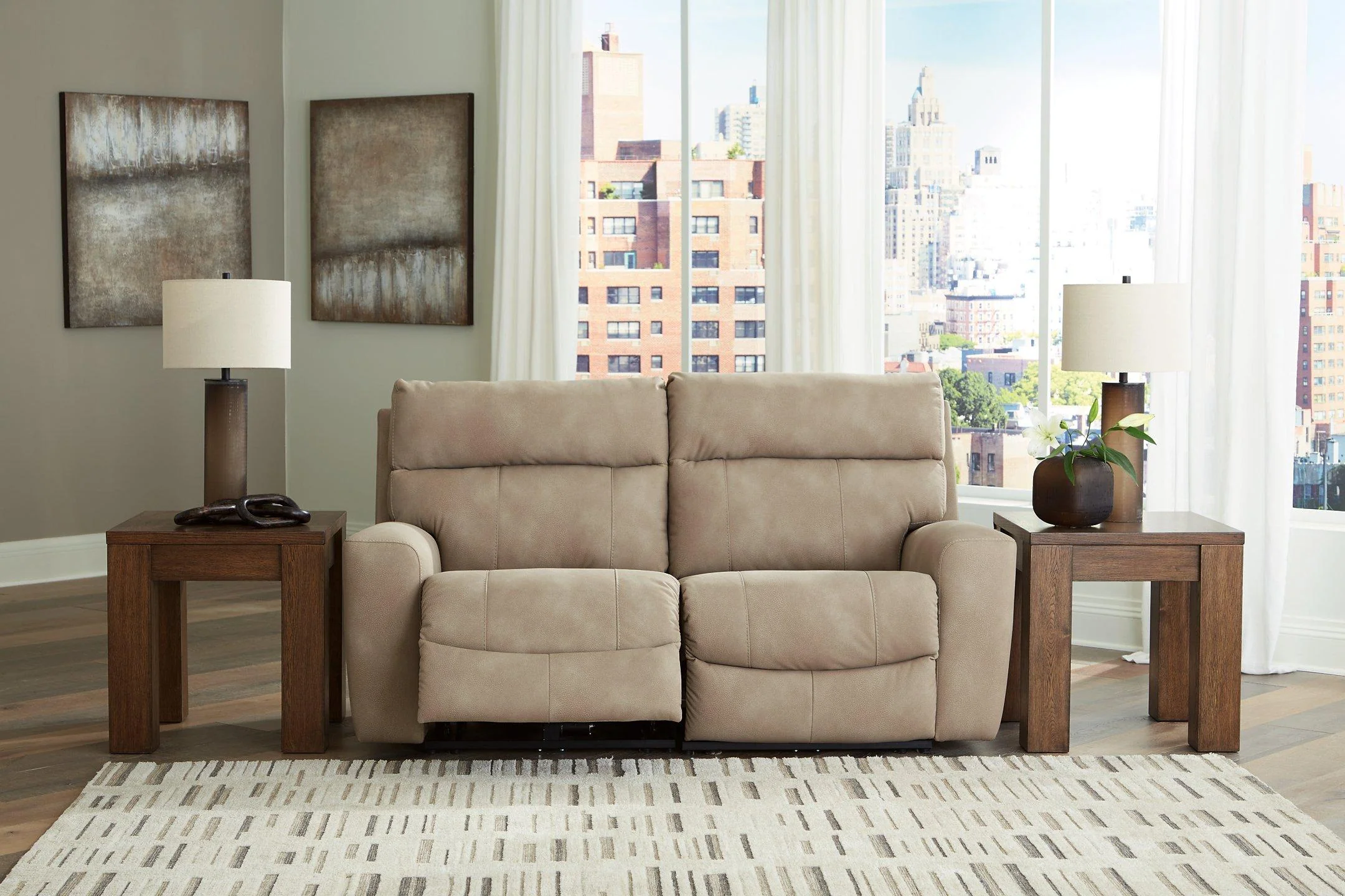 Next-Gen DuraPella Power Reclining Sectional Loveseat - Image 10