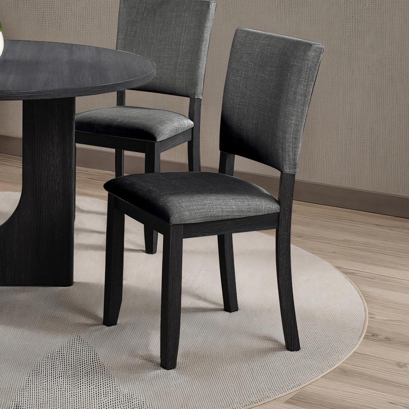 Oberto Side Chair (4/CTN), Dark Gray