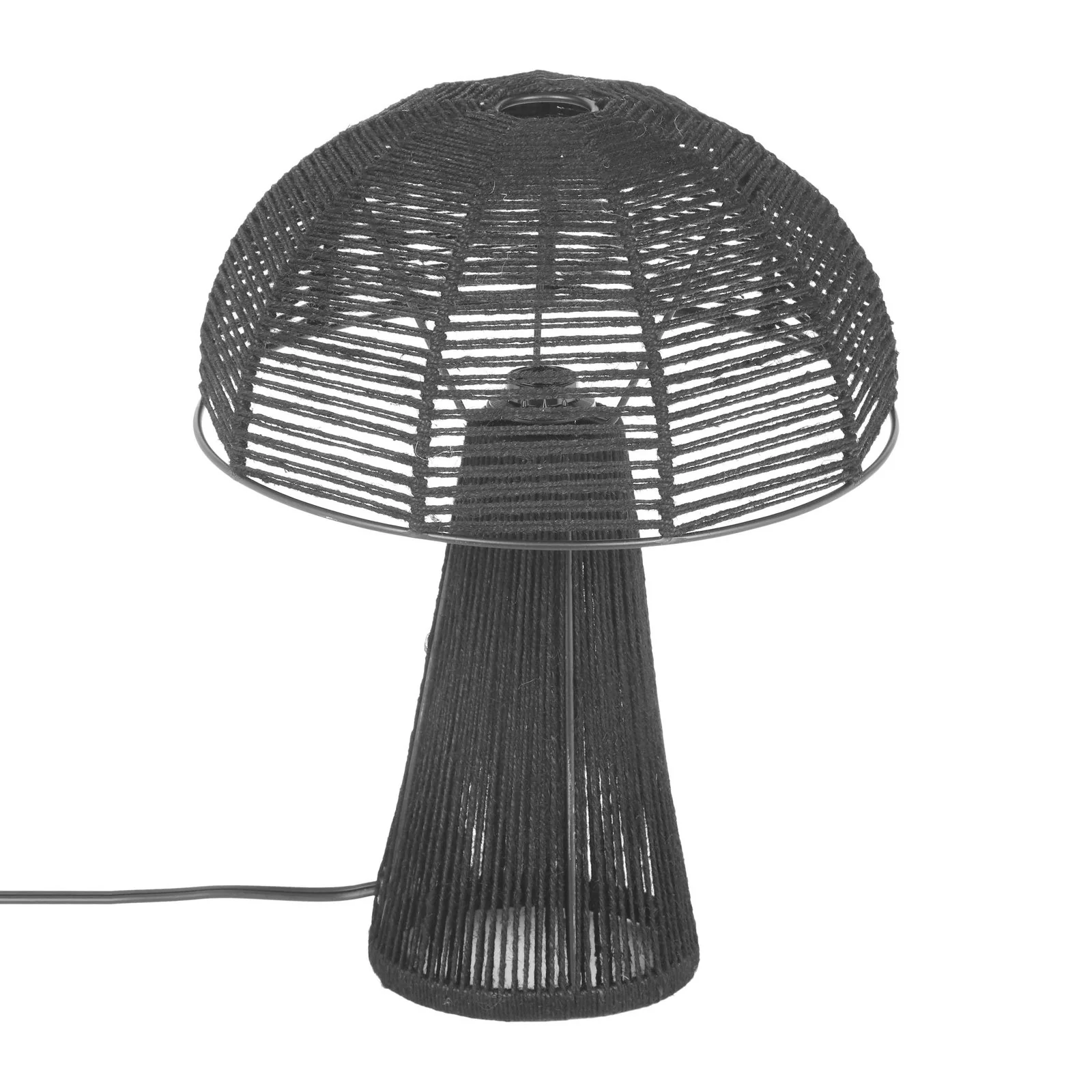 Oddy Black Jute Table Lamp - Image 3