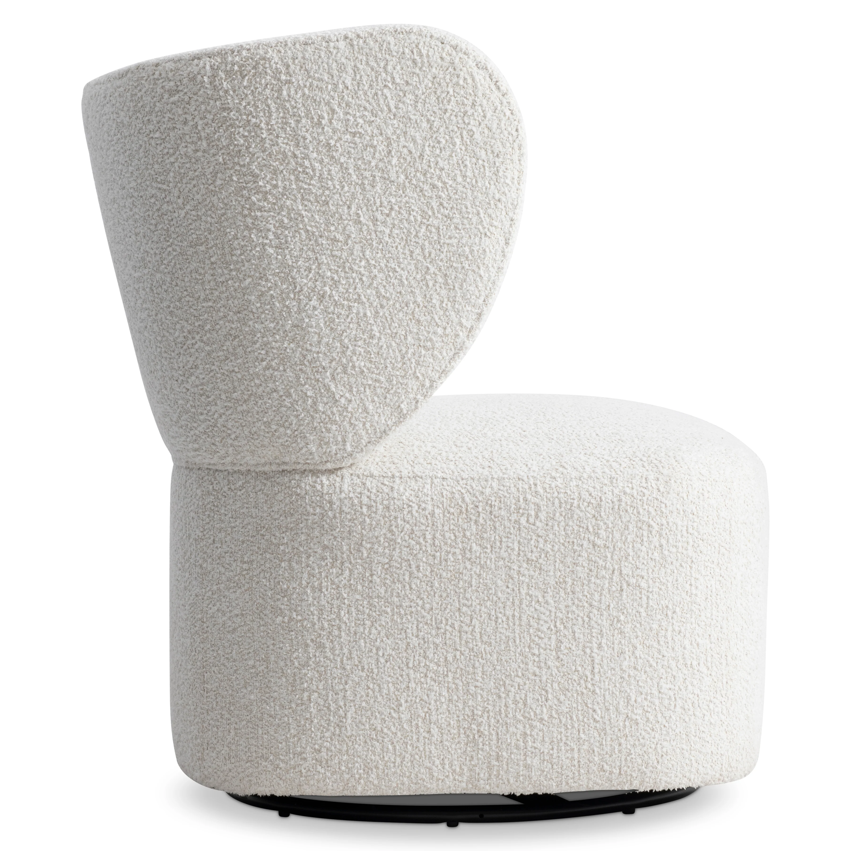 Oliver Fabric Swivel Chair - Image 5
