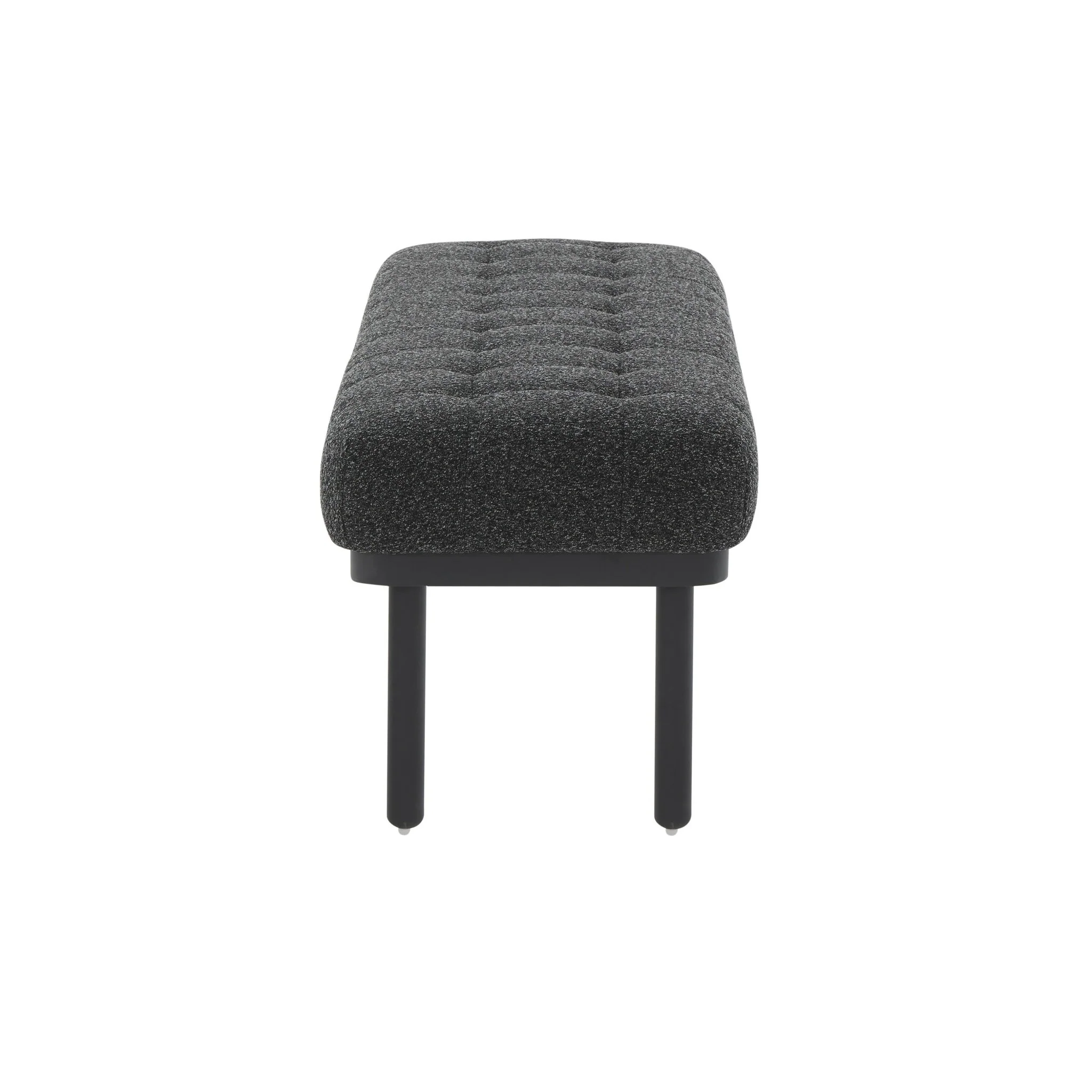 Olivia Black Boucle Bench - Image 4