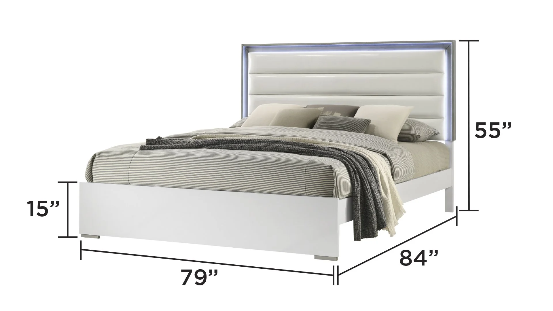 Olivia King 5PC Bedroom Set - Image 6