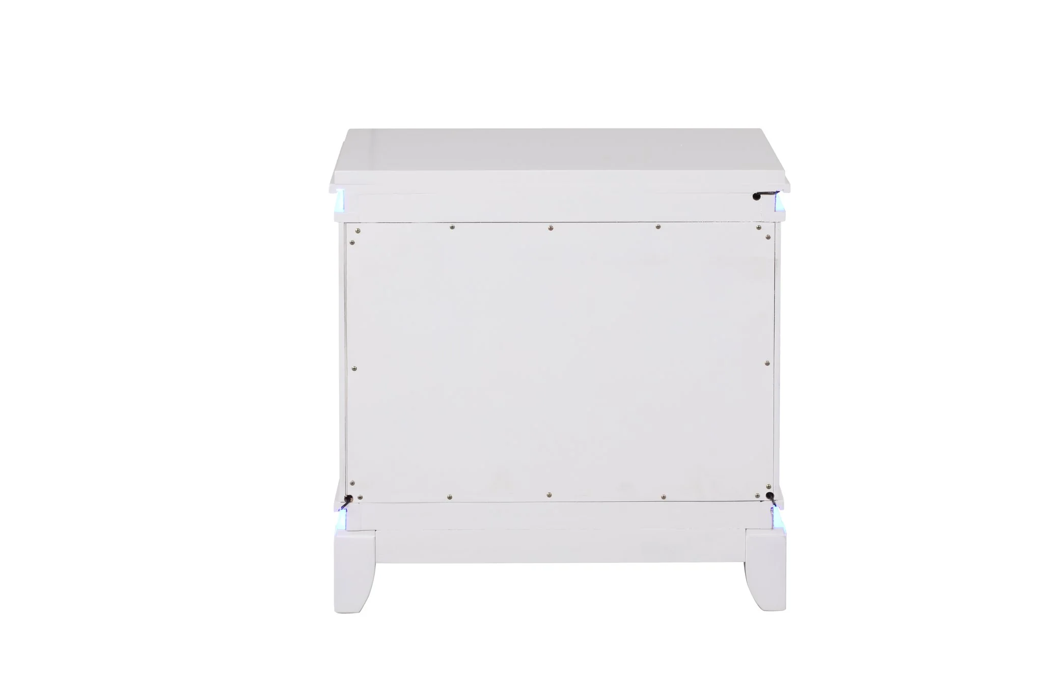 Opium King 5 Pc Bedroom Set Milky White - Image 18