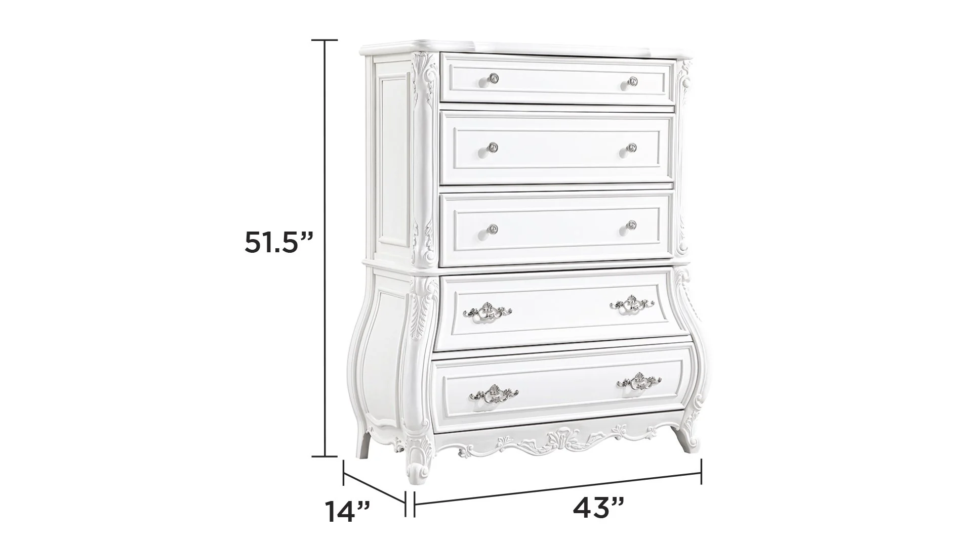 Opulence King 5PC Bedroom Set - Image 20