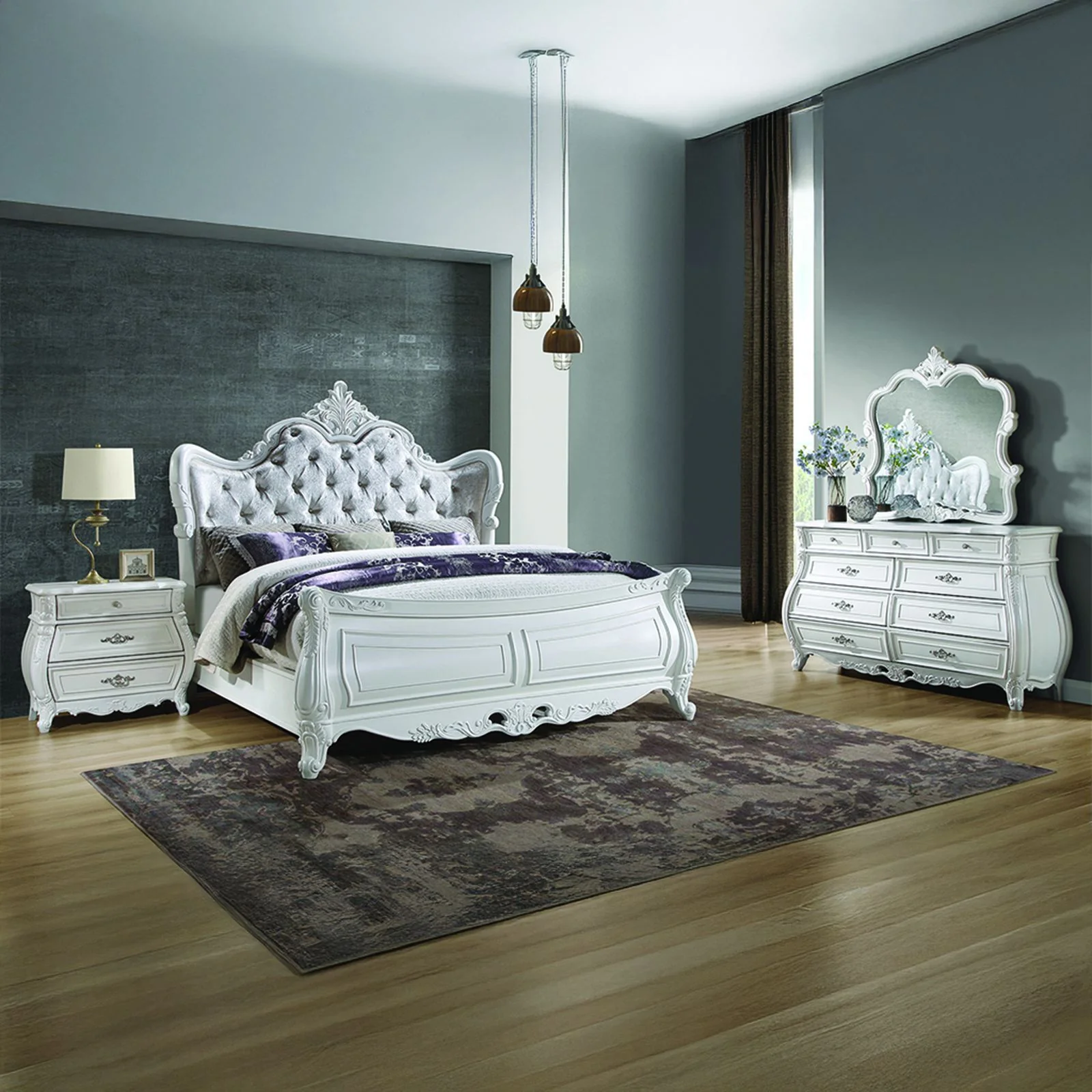 Opulence Queen 4PC Bedroom Set - Image 18