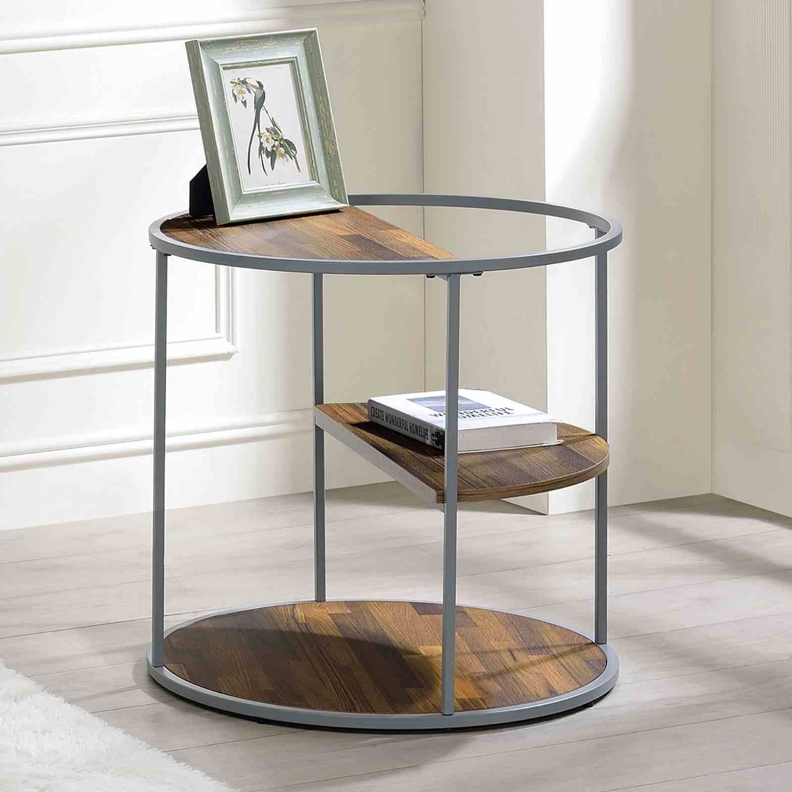 Orrin End Table, Gray