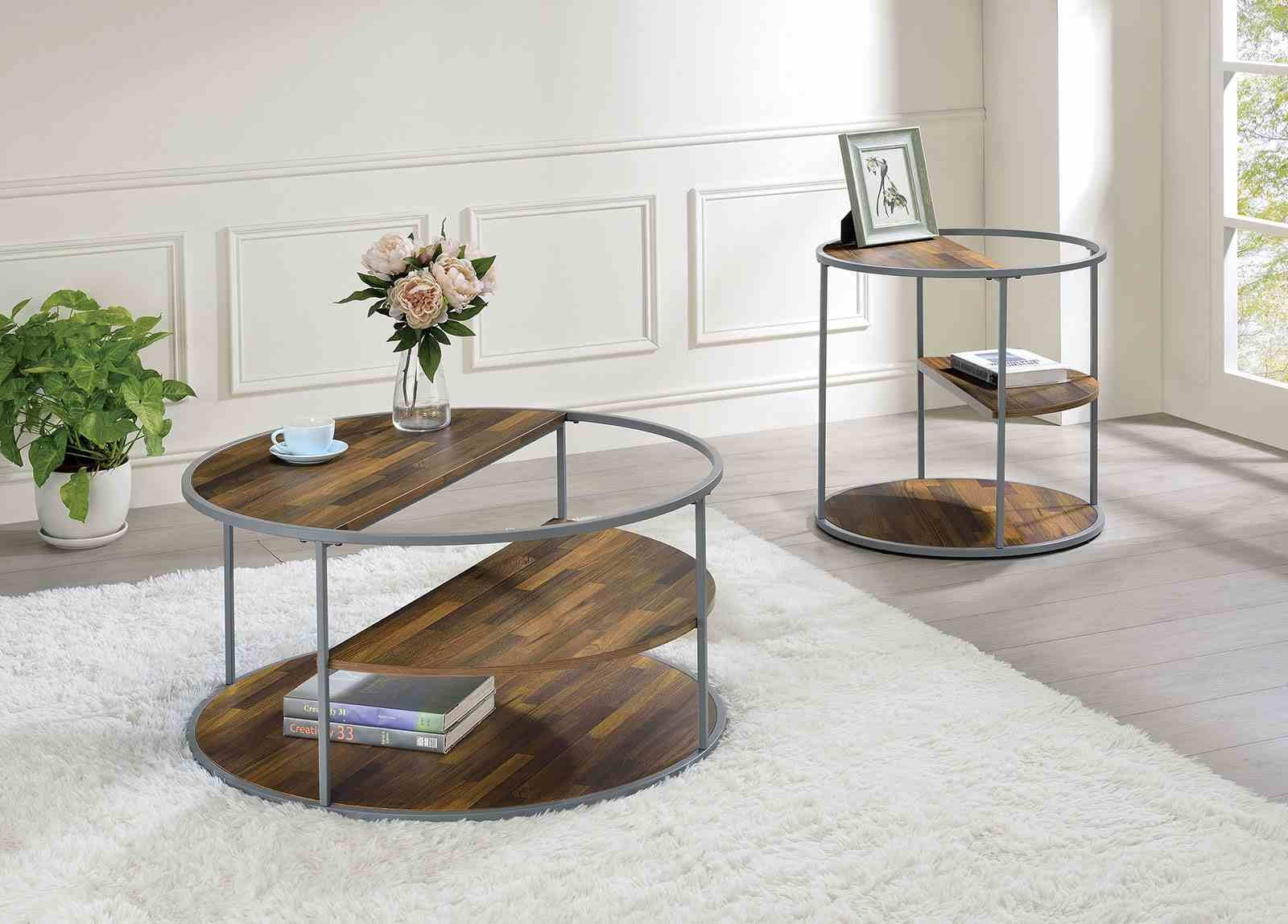 Orrin End Table, Gray - Image 2