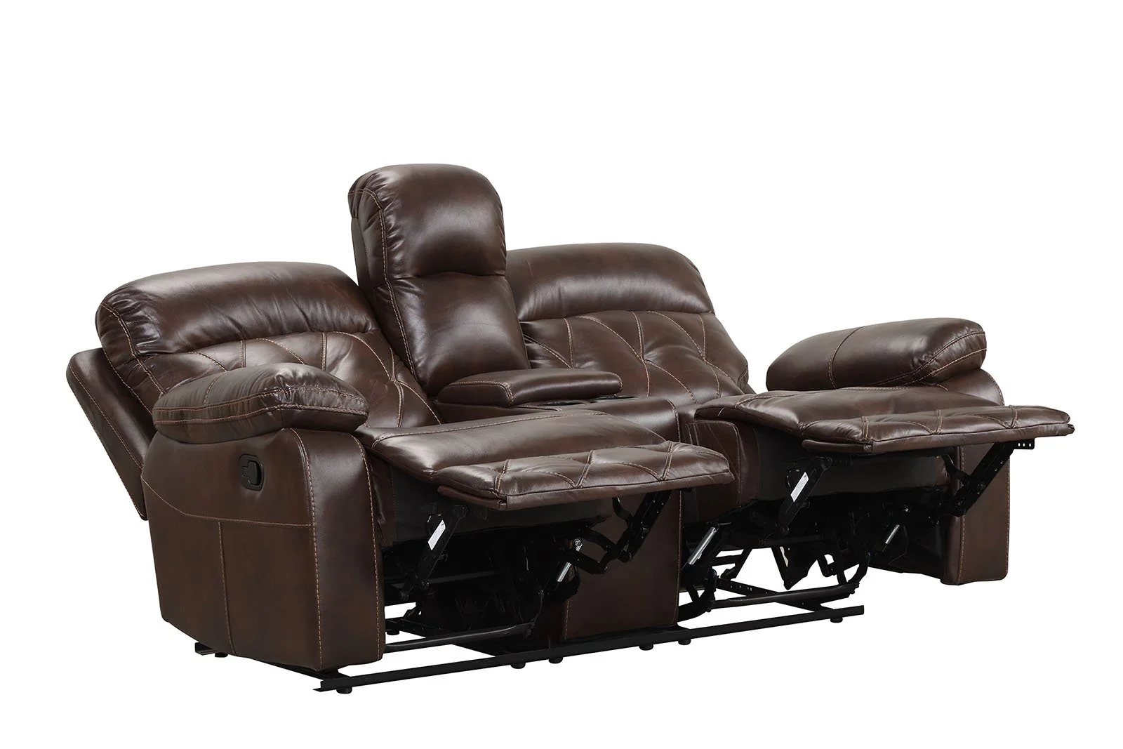 Osias Loveseat, Brown - Image 4